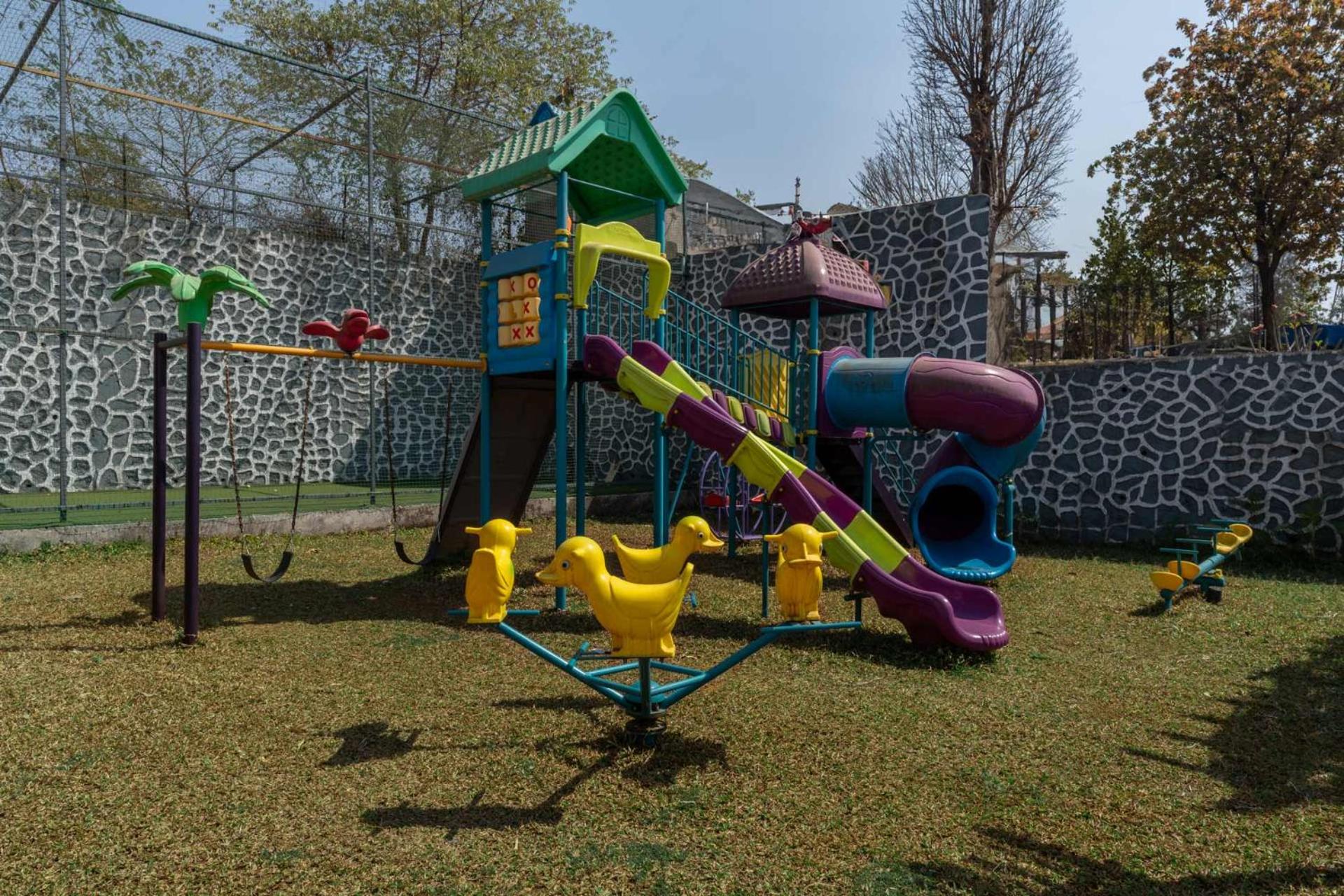 StayVista's Amorist Villa - Amidst Greenery with Terrace, Kids Zone, Snooker Table, Turf view 5