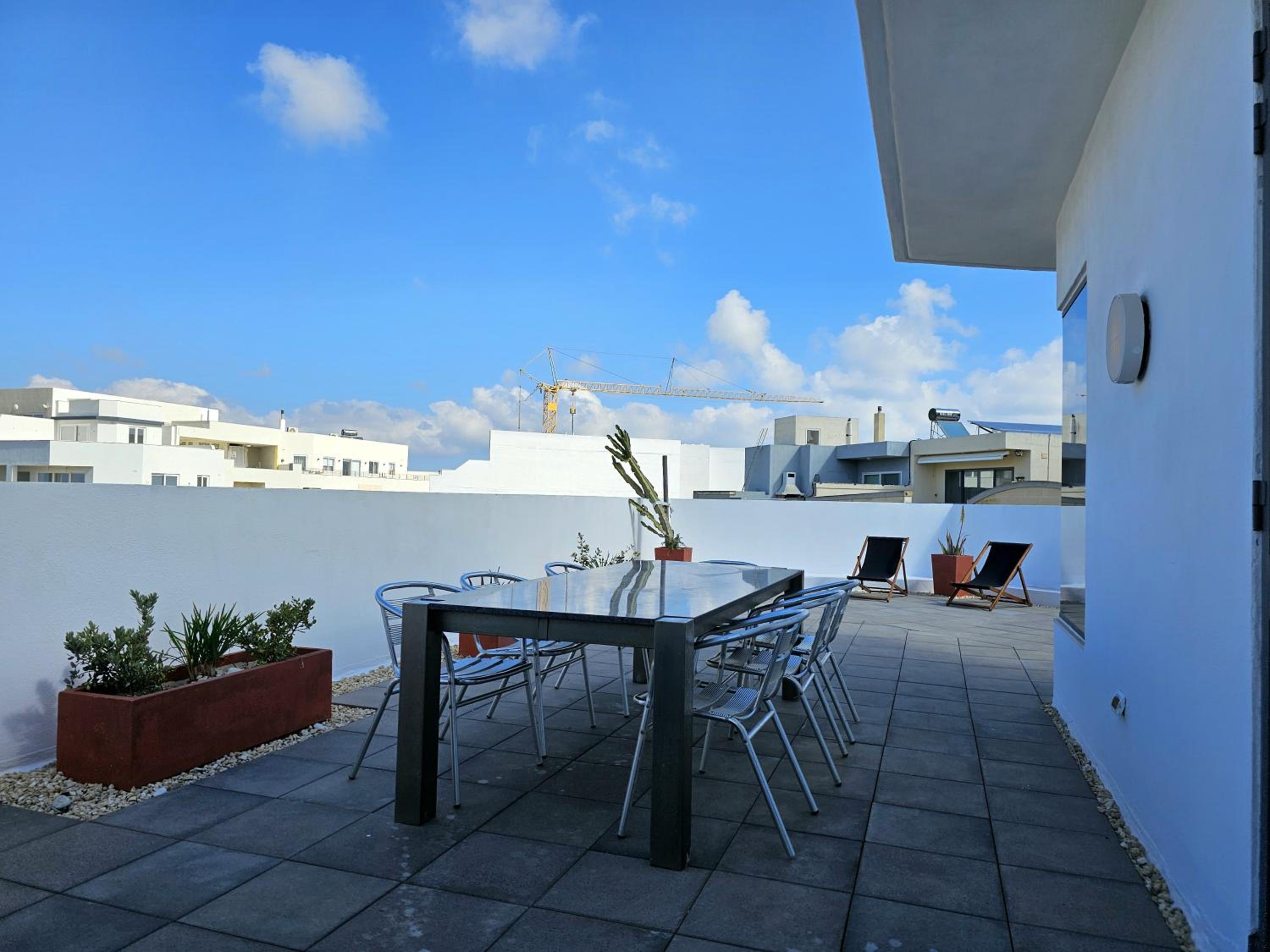 Malta Unique Penthouse Spacious Terrace view 2