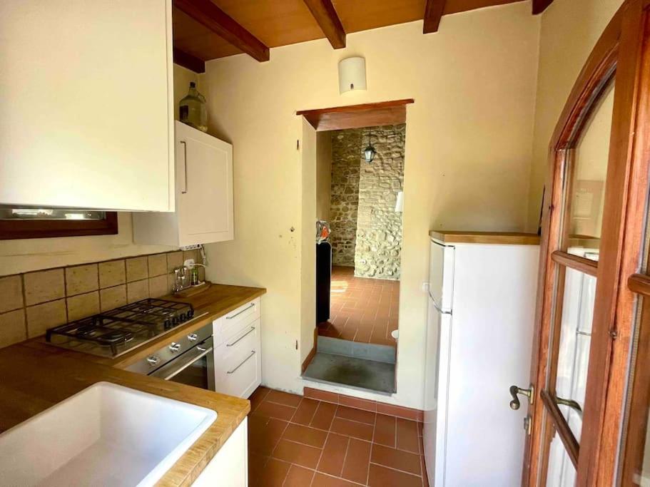 Stone house with pool view 4