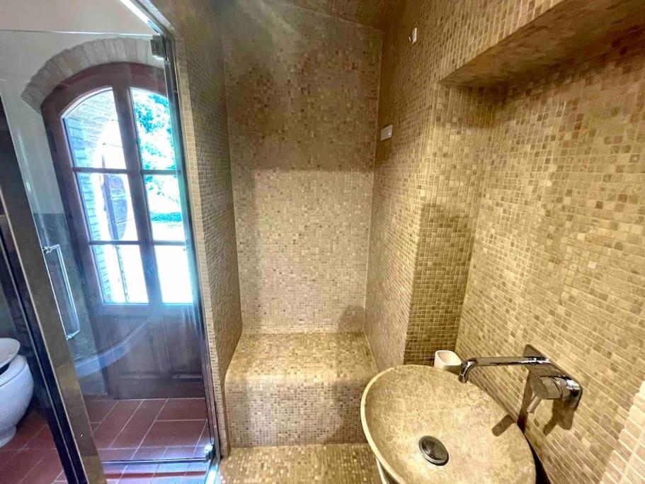 Stone house with pool view 5