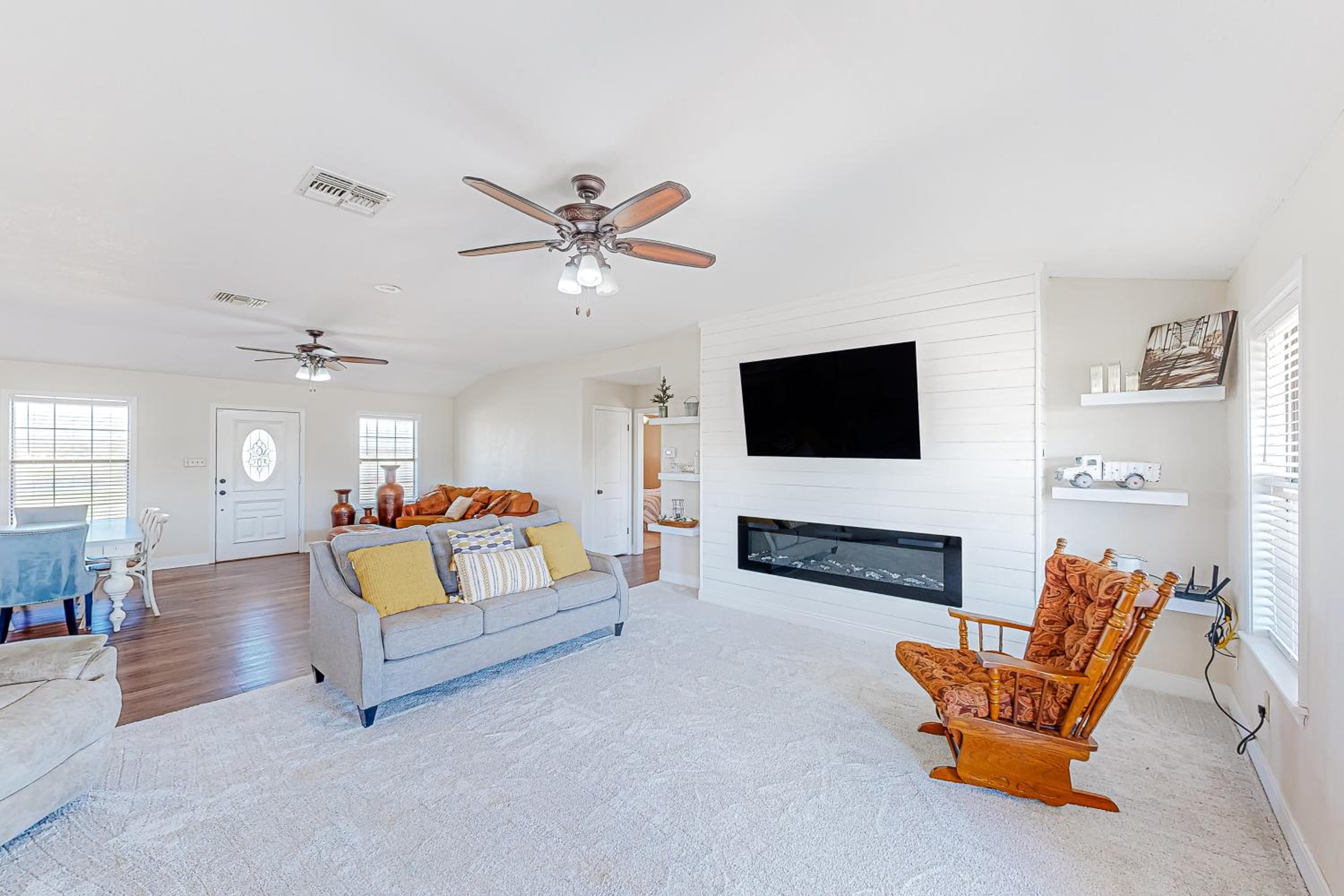 Dog-Friendly Cameron Home with Pond and Poolside Patio