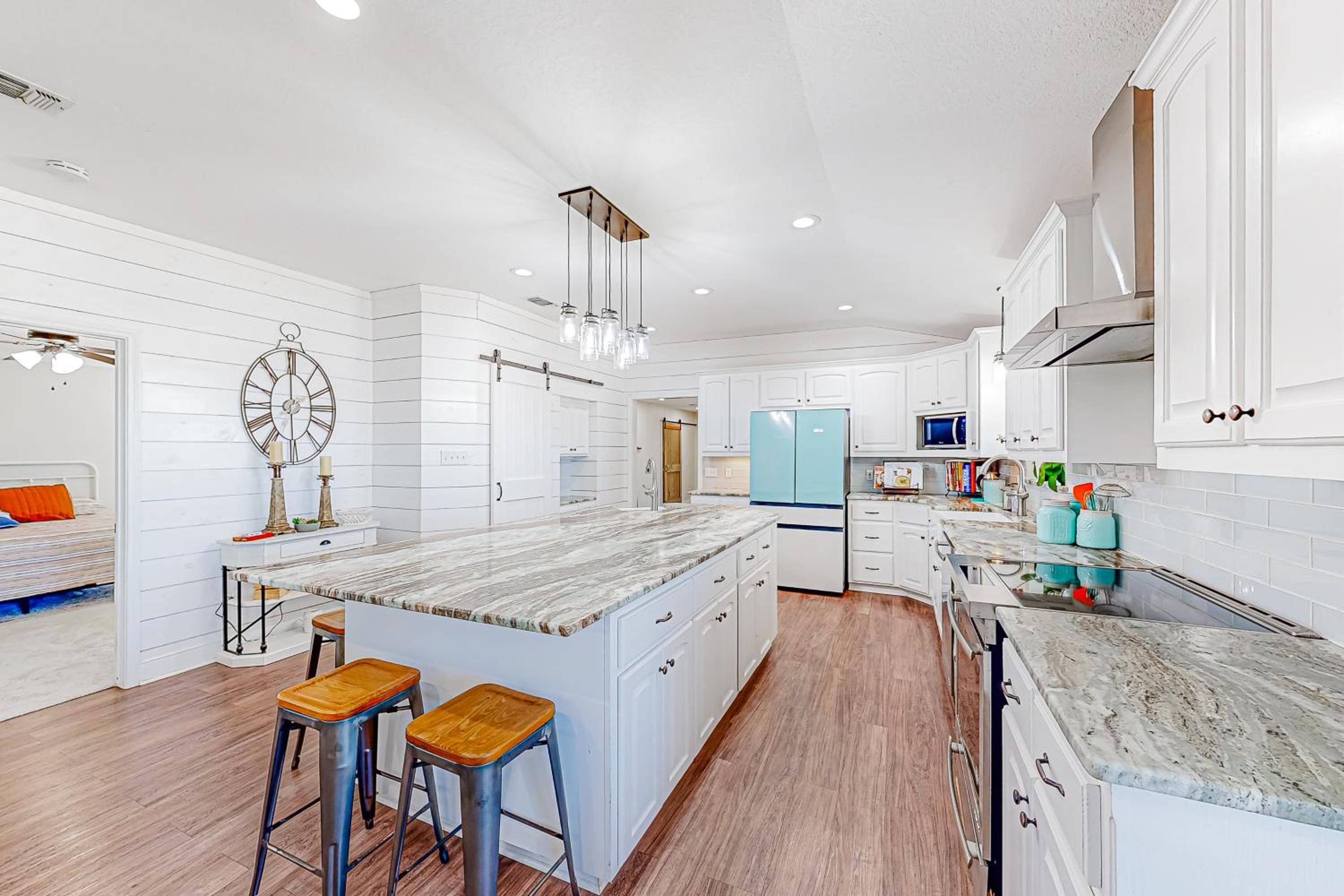 Dog-Friendly Cameron Home with Pond and Poolside Patio