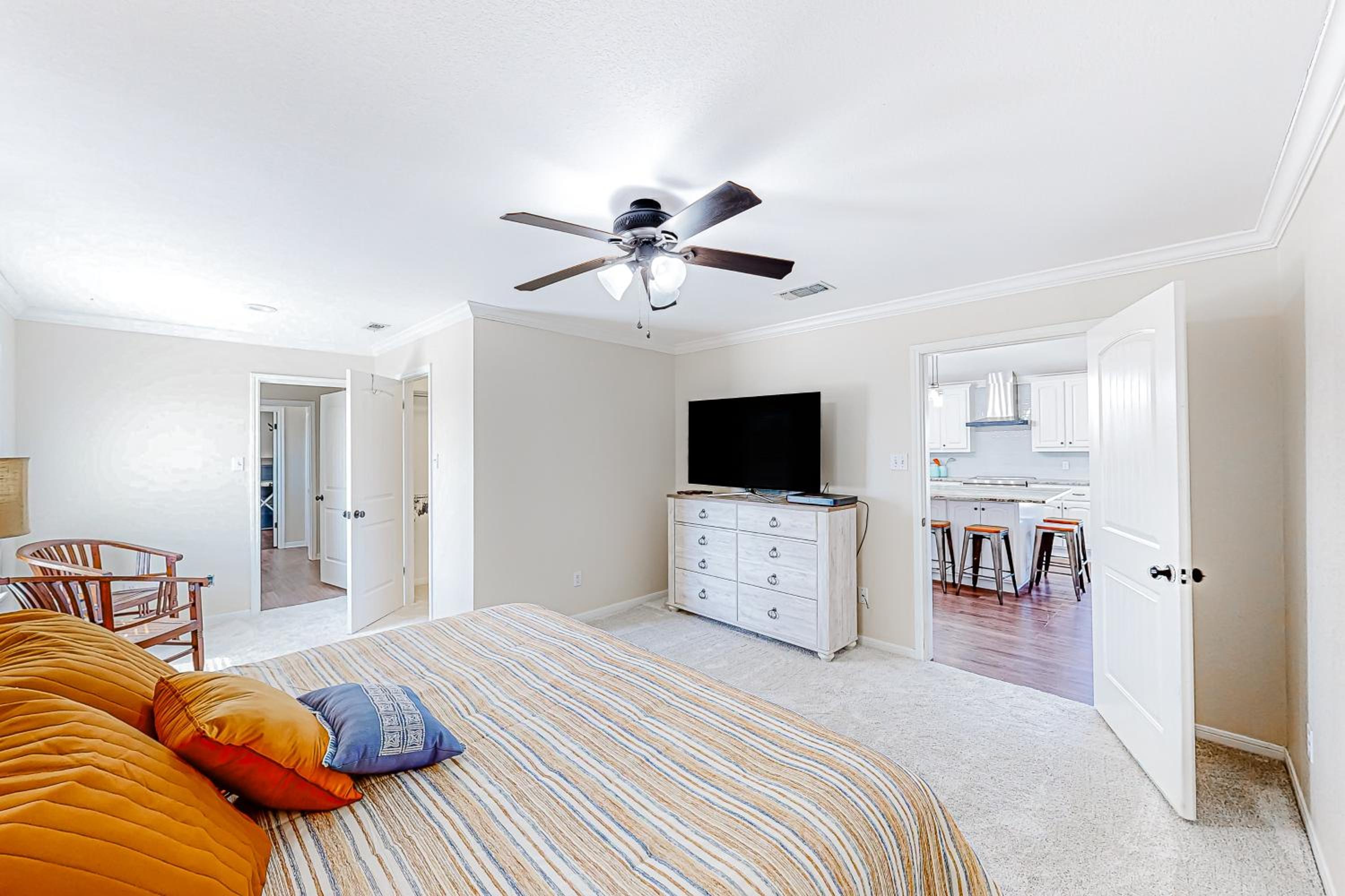 Dog-Friendly Cameron Home with Pond and Poolside Patio