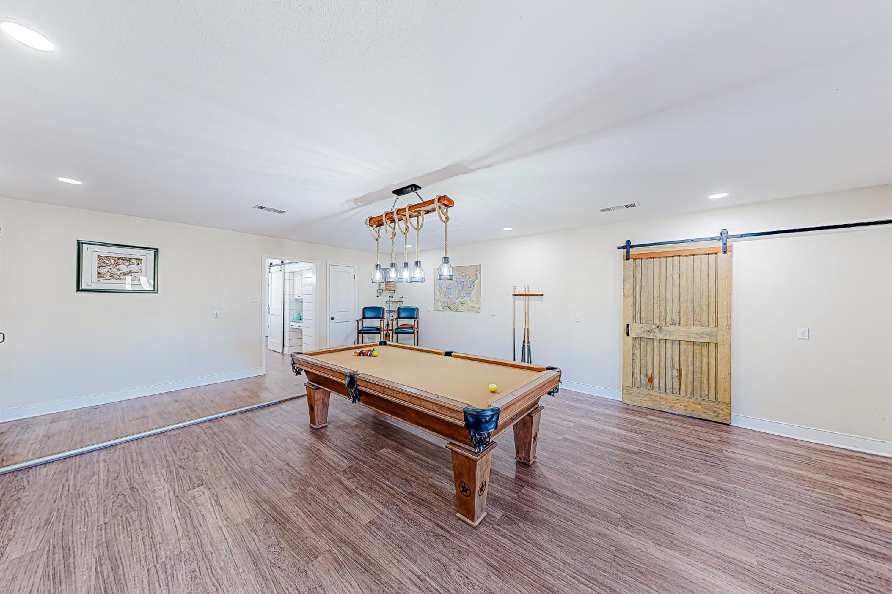 Dog-Friendly Cameron Home with Pond and Poolside Patio
