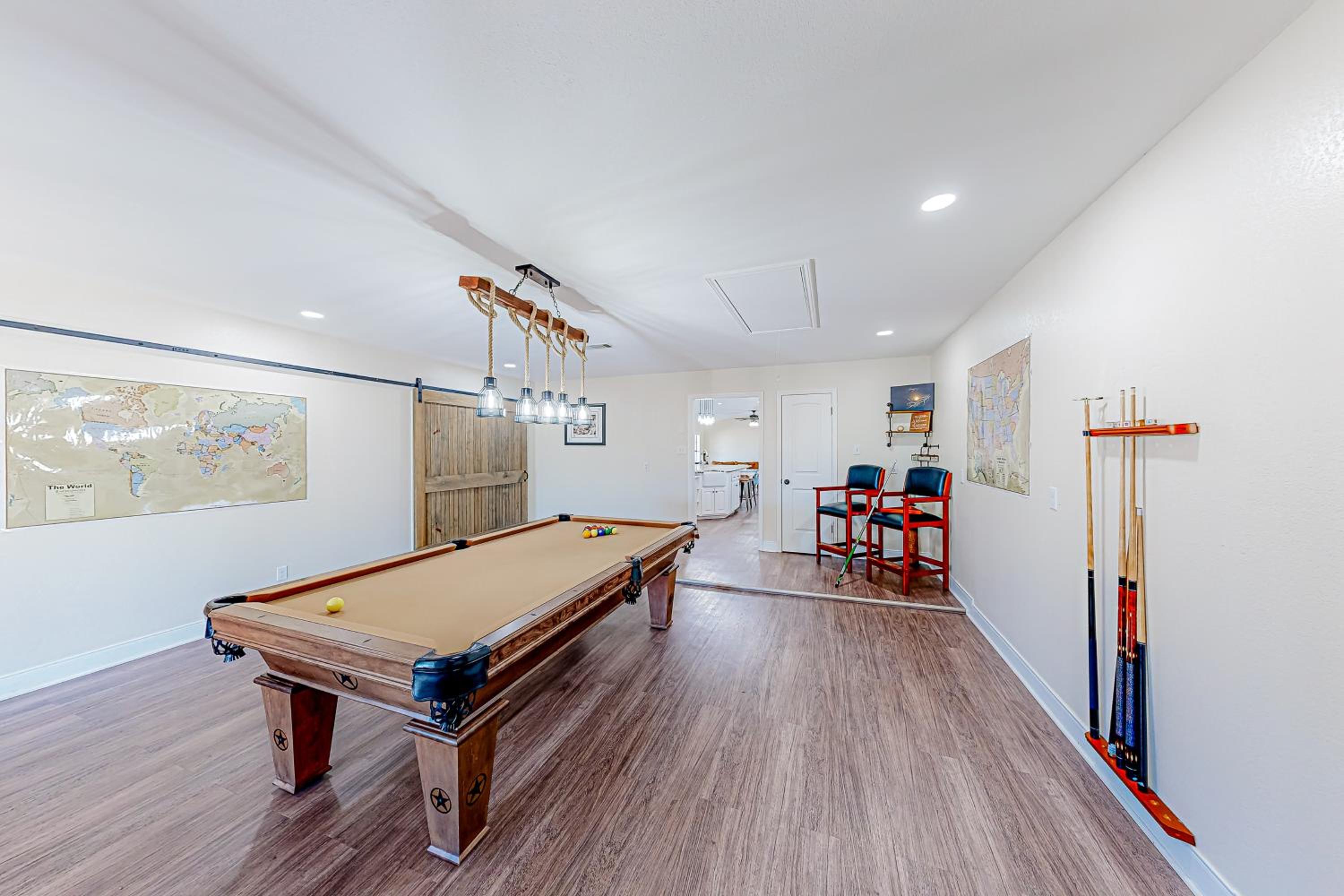 Dog-Friendly Cameron Home with Pond and Poolside Patio