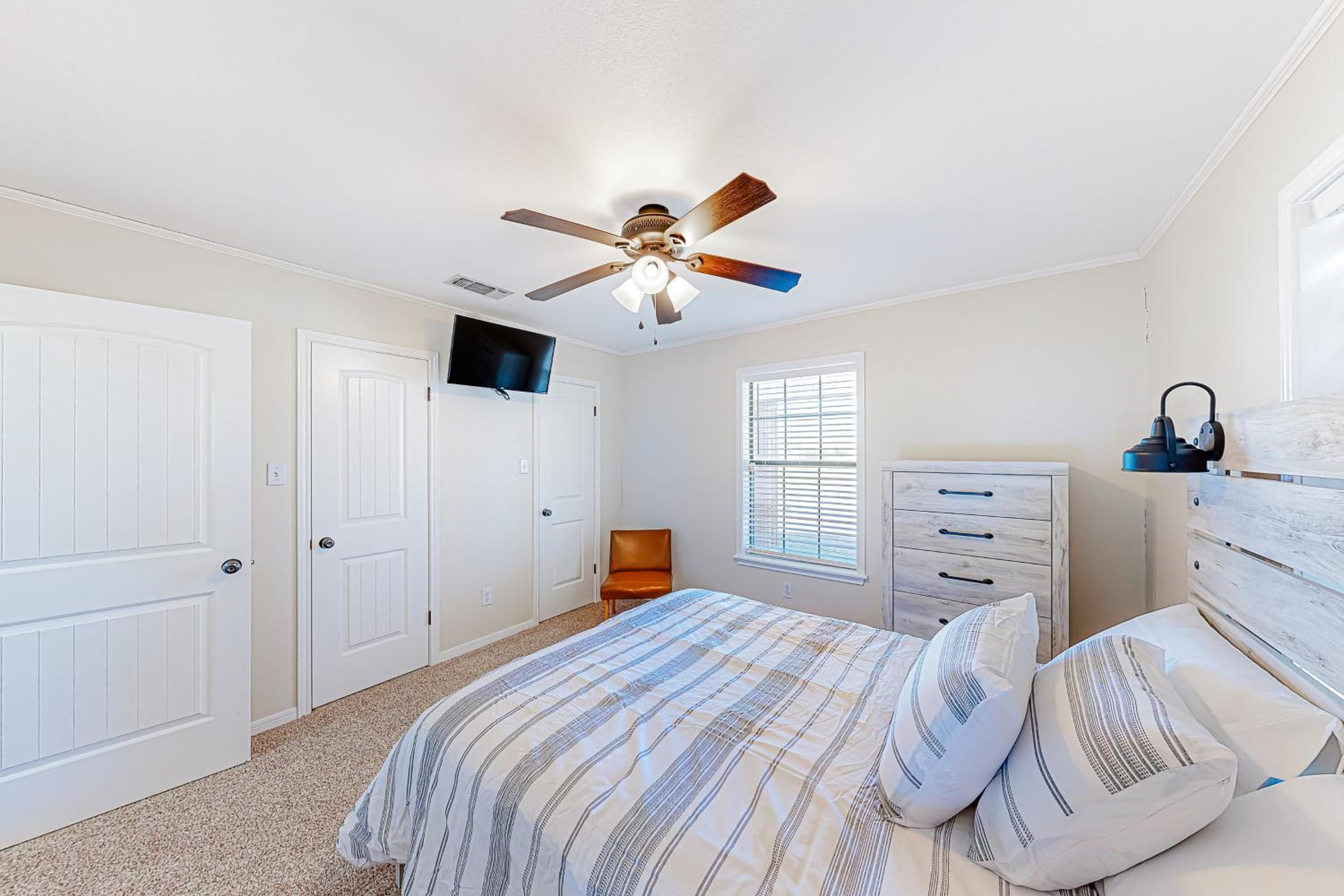 Dog-Friendly Cameron Home with Pond and Poolside Patio