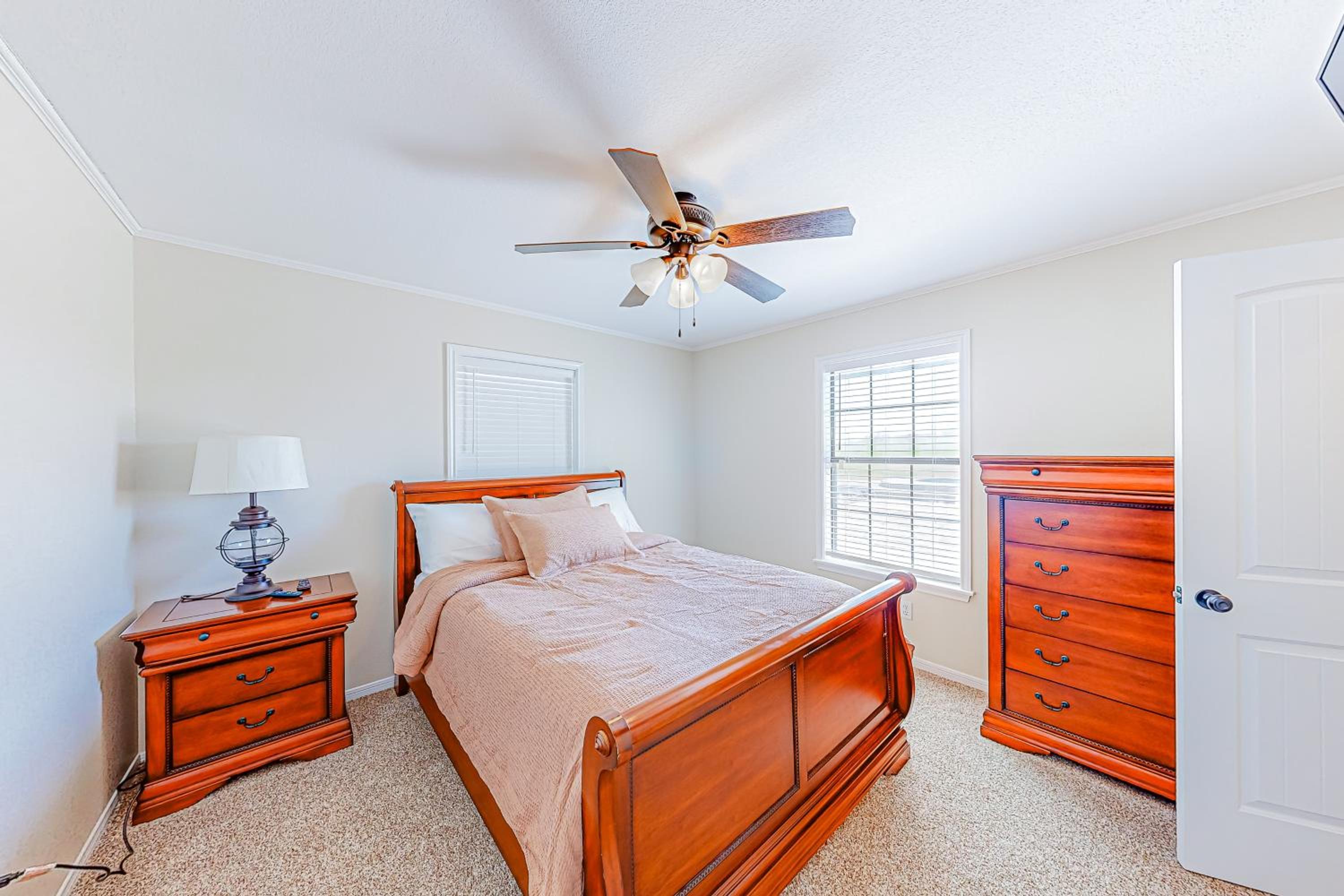 Dog-Friendly Cameron Home with Pond and Poolside Patio