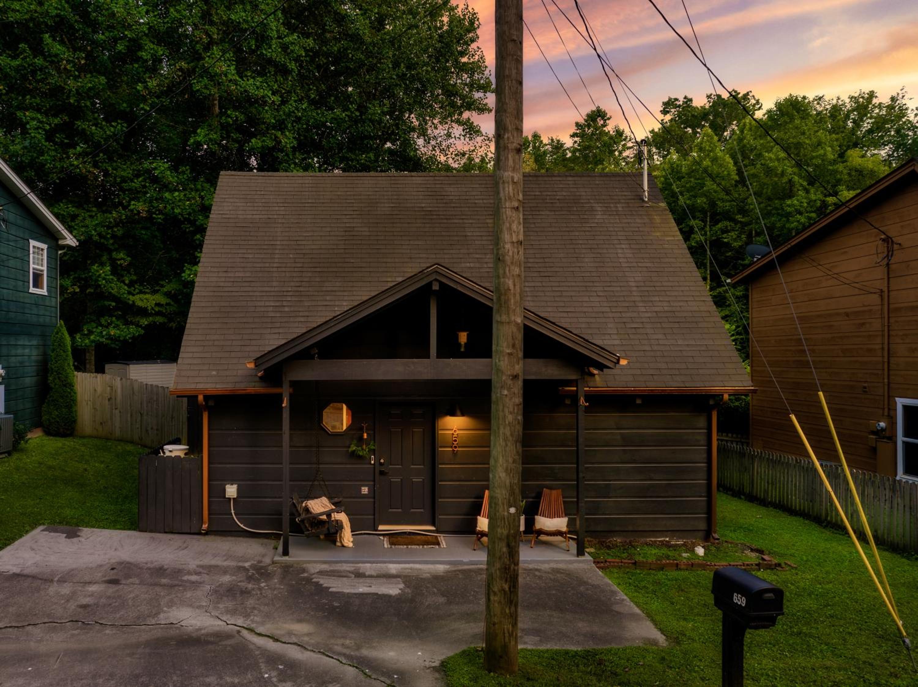 The Copper Bird Mid Century Hot tub Arcade Gameroom Rock Climbing wall