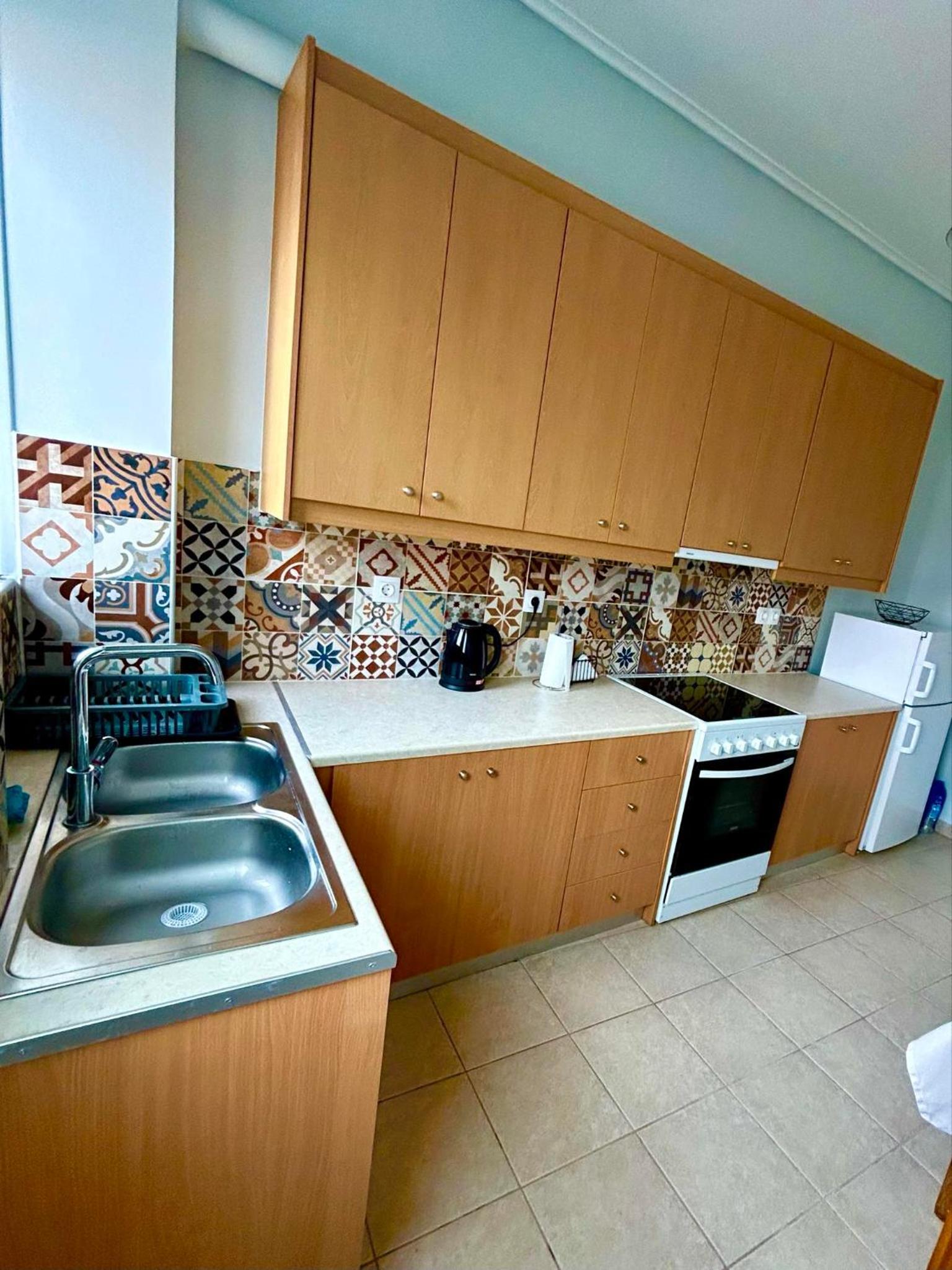 Bella Vista Apartment en Chios — kitchen