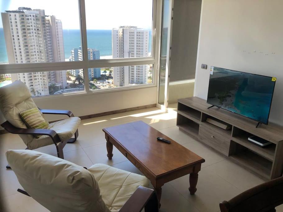 Espectacular depto 3d2b frente casino playa y mar
