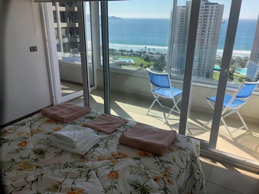 Espectacular depto 3d2b frente casino playa y mar