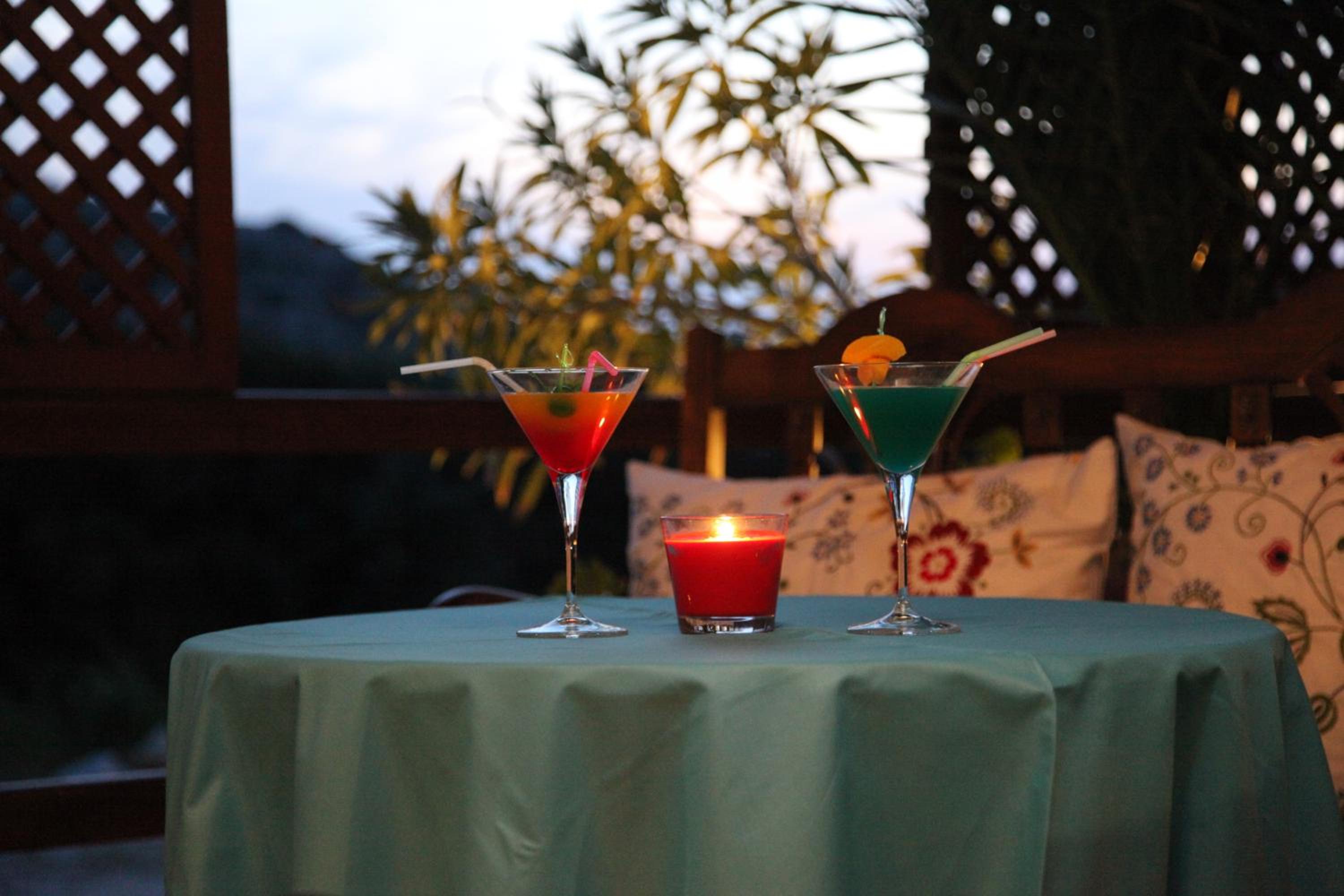 outdoor BBQ area