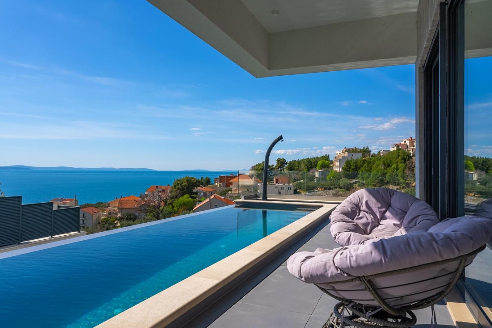Villa Grey with 4 bedrooms, Heated pool, Sauna, Media room, Sea Views view 4