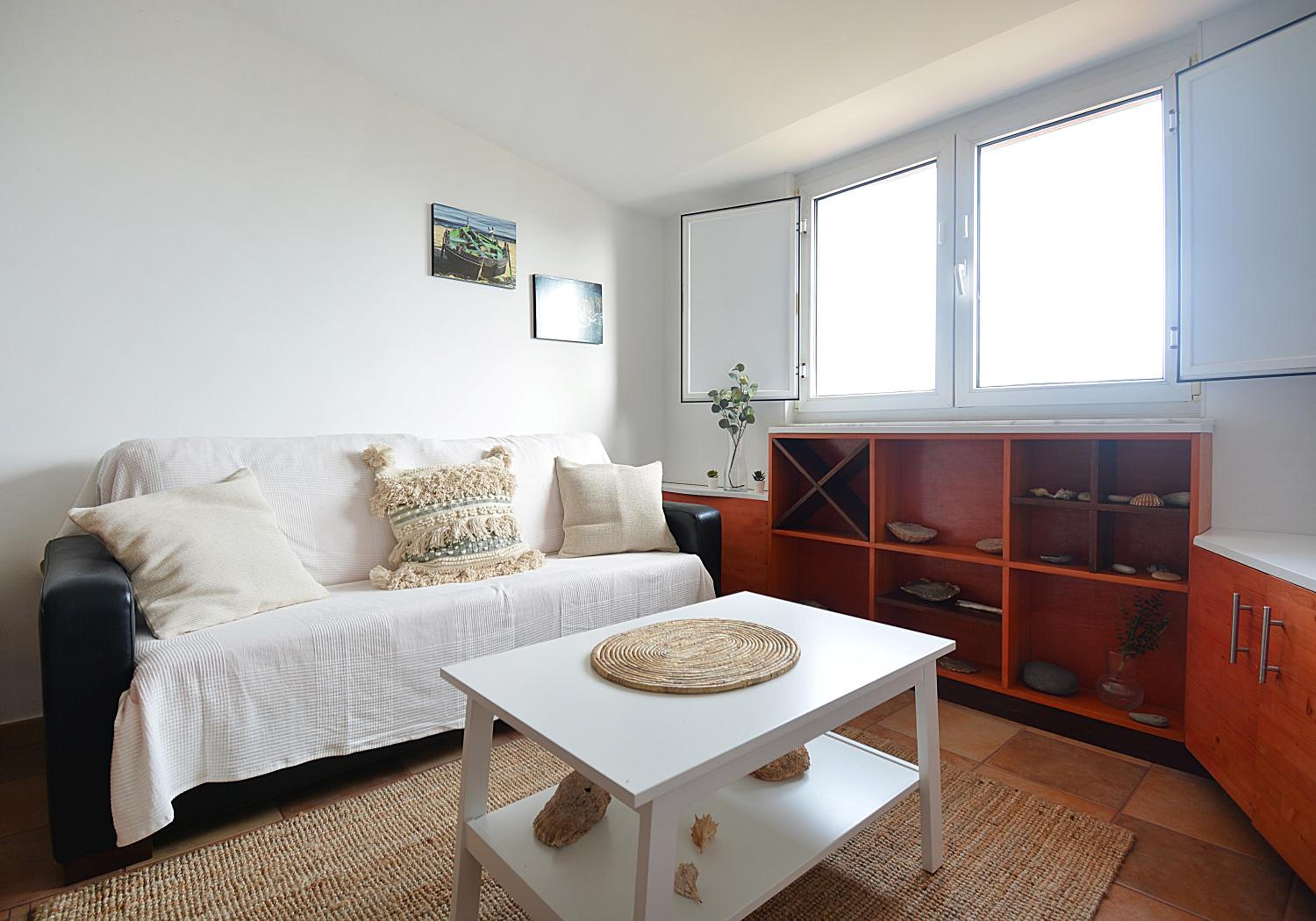 Apartamento con jardín en Playa de Corrubedo
