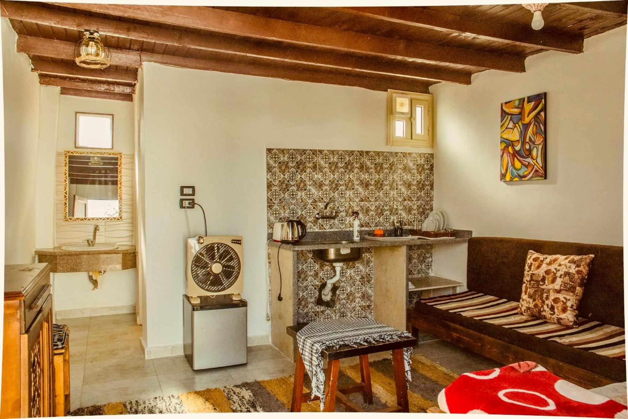 The cozy studio