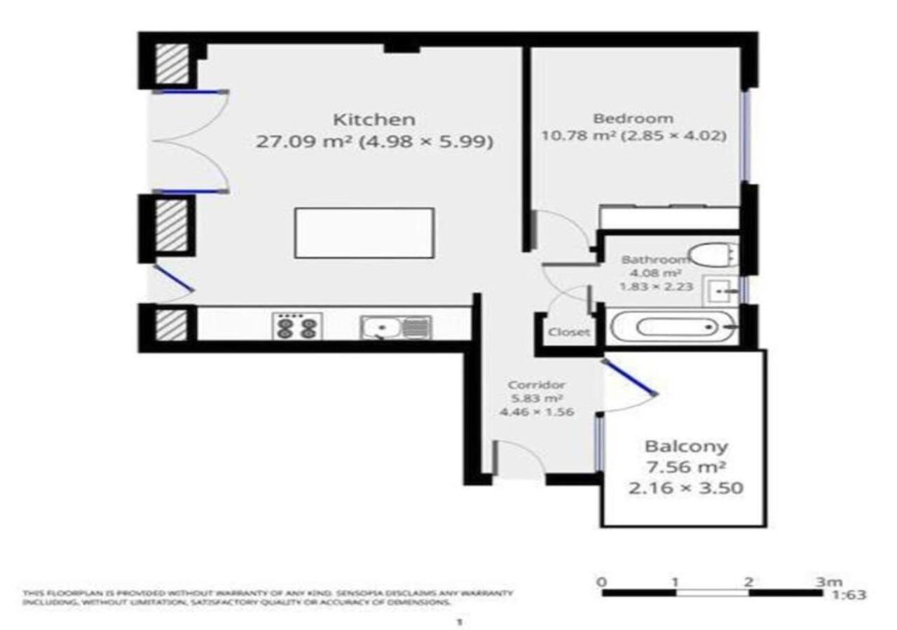 Westminster 1 bed apt with terrace and Air-Con