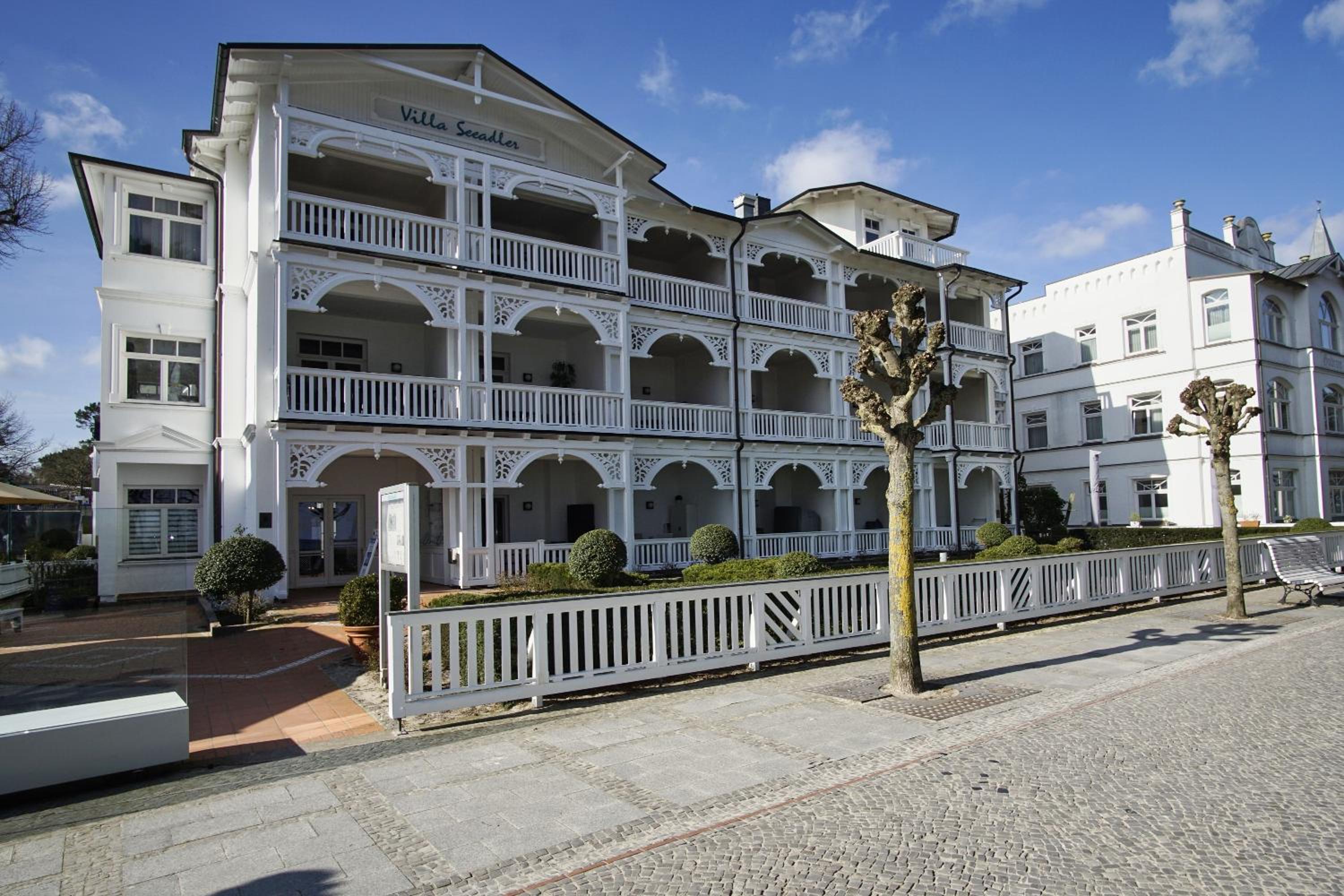 strandnahe Ferienwohnung mit Meerblick und Terrasse - Villa Seeadler FeWo 602