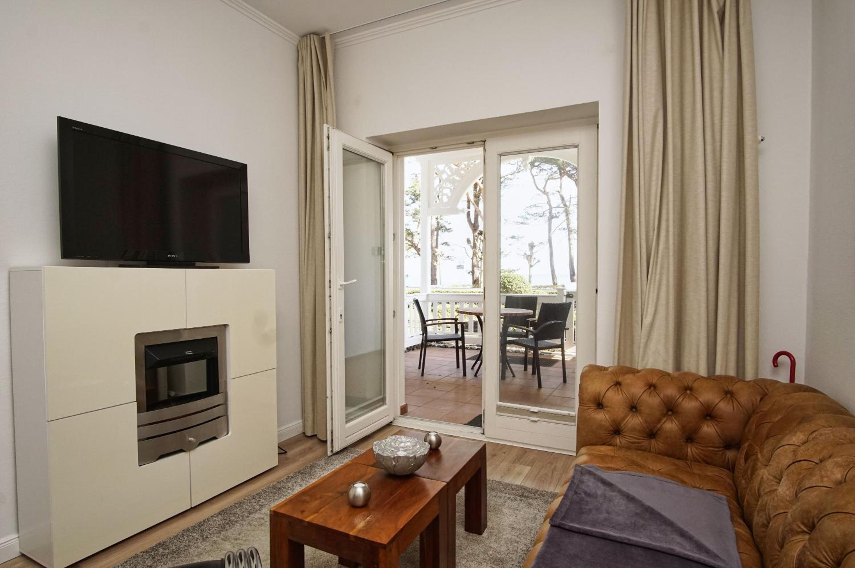 strandnahe Ferienwohnung mit Meerblick und Terrasse - Villa Seeadler FeWo 602