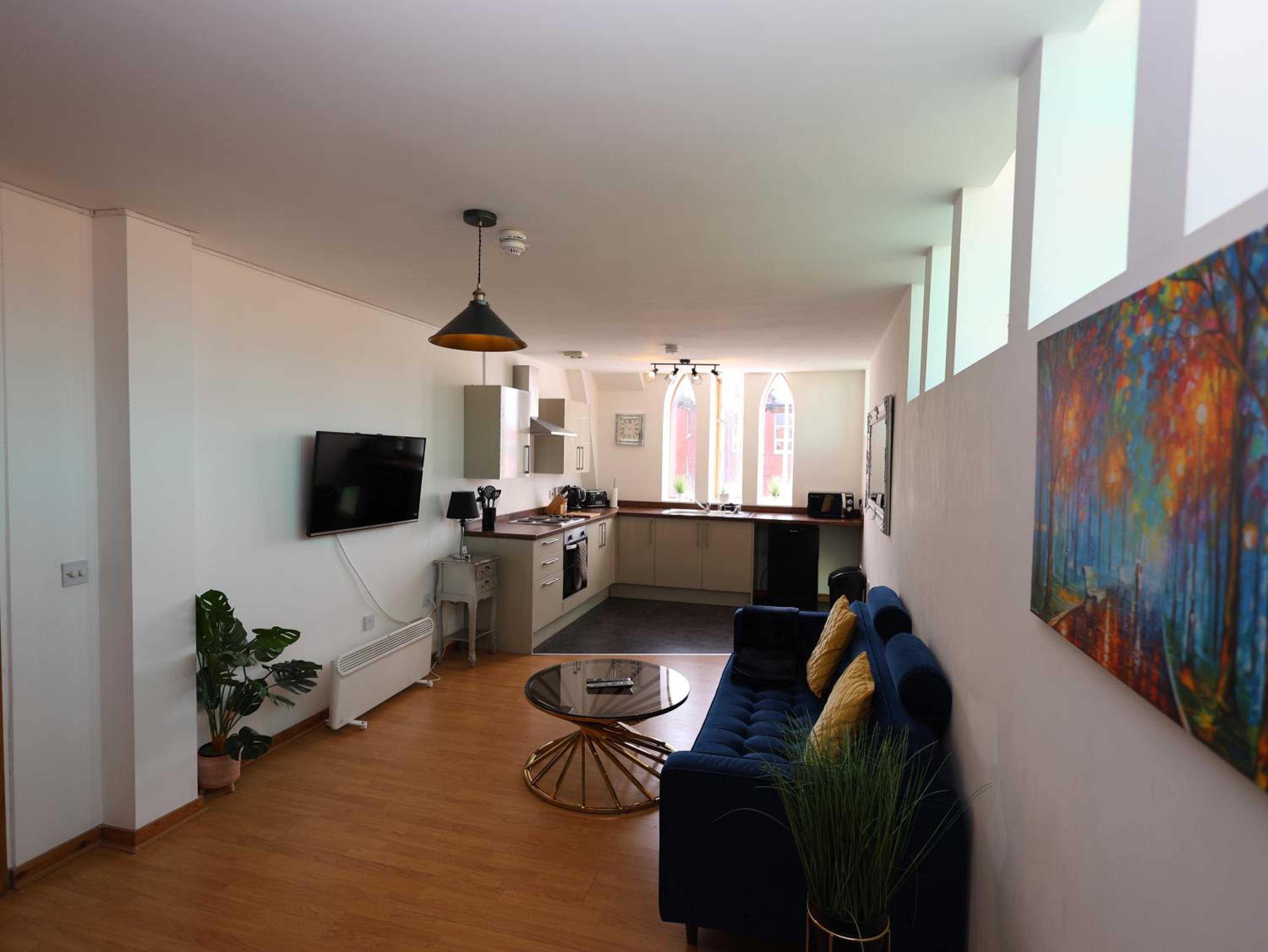 Stunning Apartment in Converted Church in Blackpool nr Beach - Sleeps 6 view 2