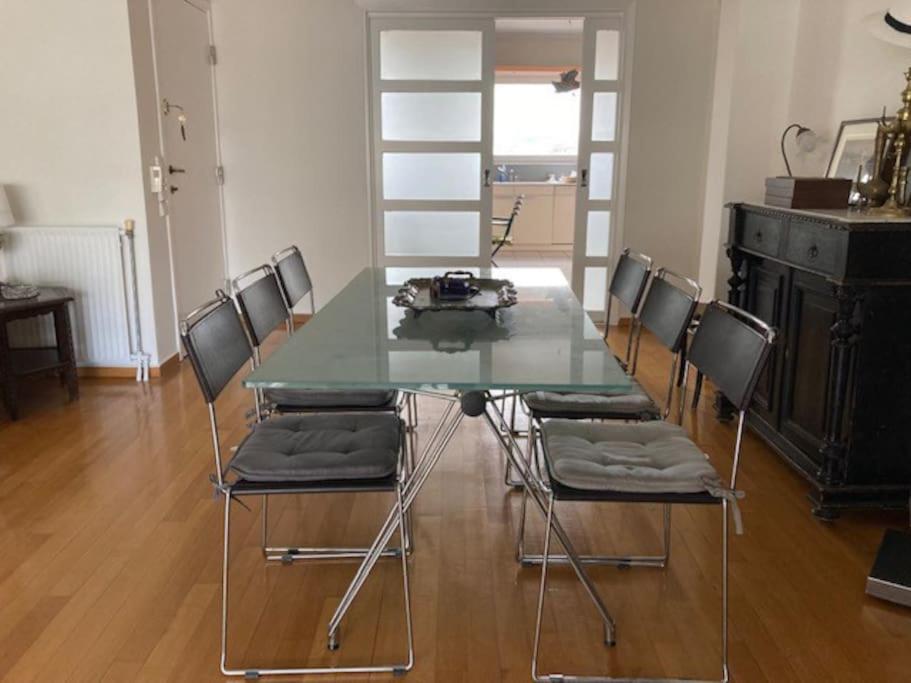 Faliro Riviera luxurious spacious 2BDR, 2BR, Acropolis views, 3 blocks from beach