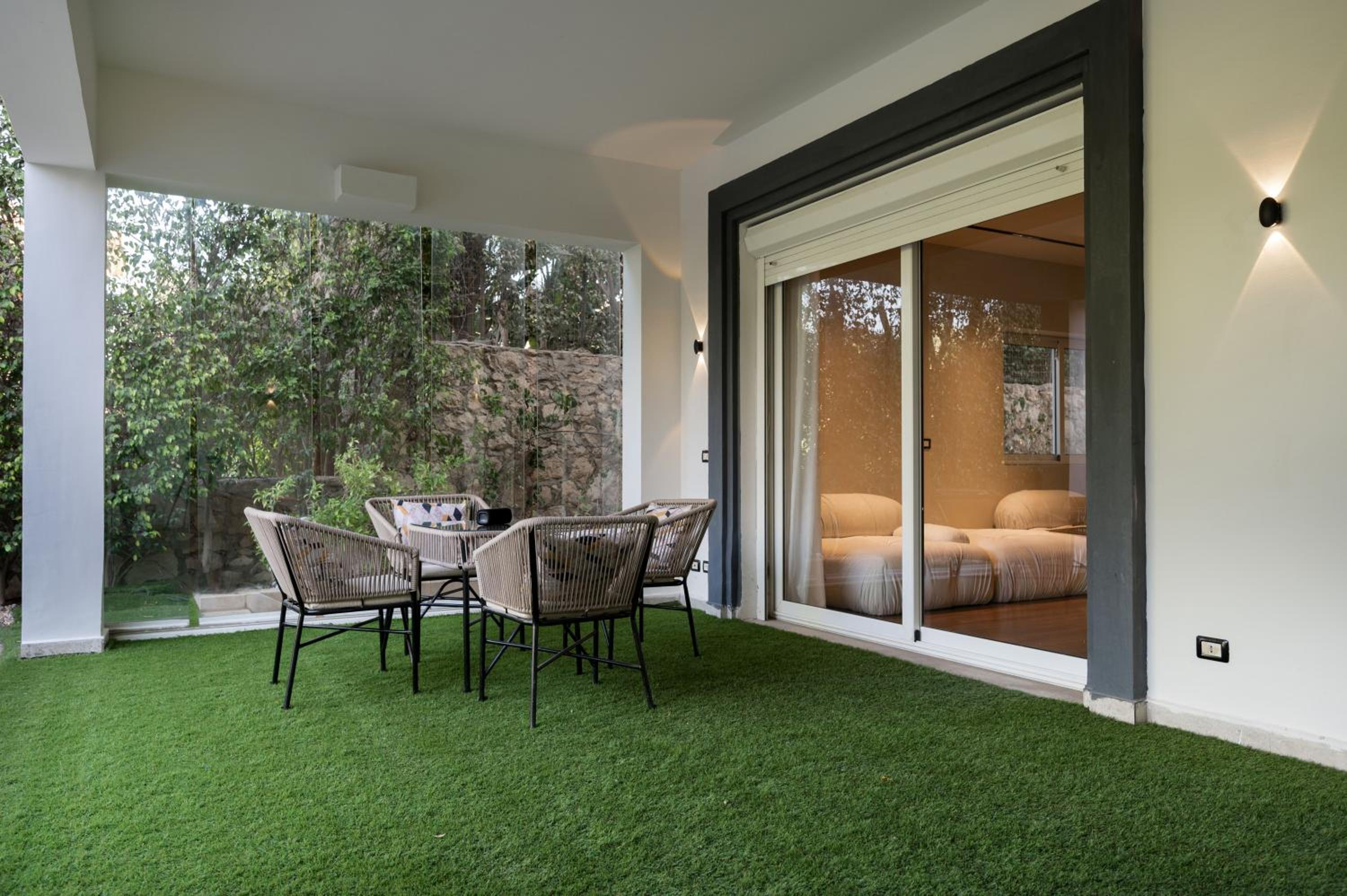 Zyra villa with pool and waterfall in New Cairo