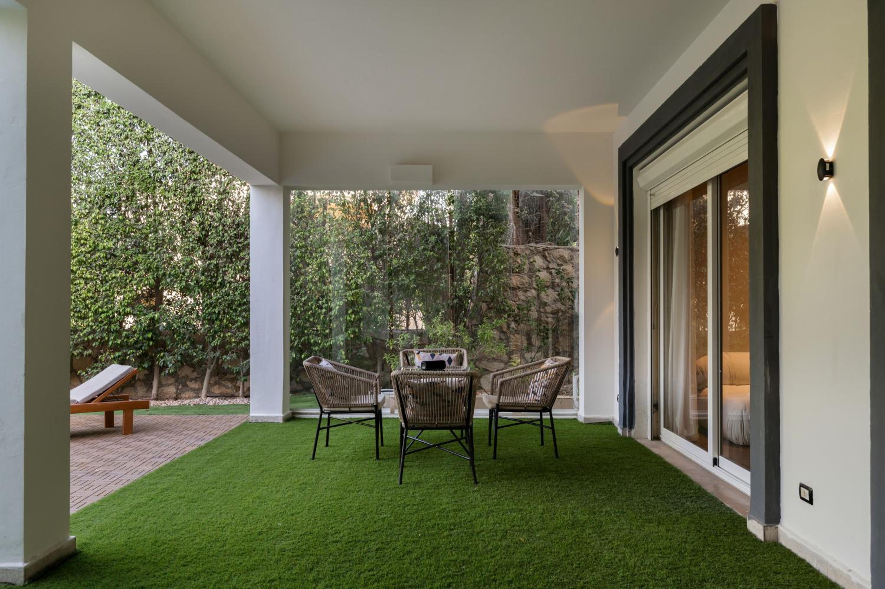 Zyra villa with pool and waterfall in New Cairo
