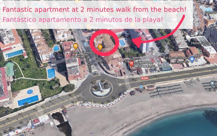Benal Beach apartment with sunny terrace and water park