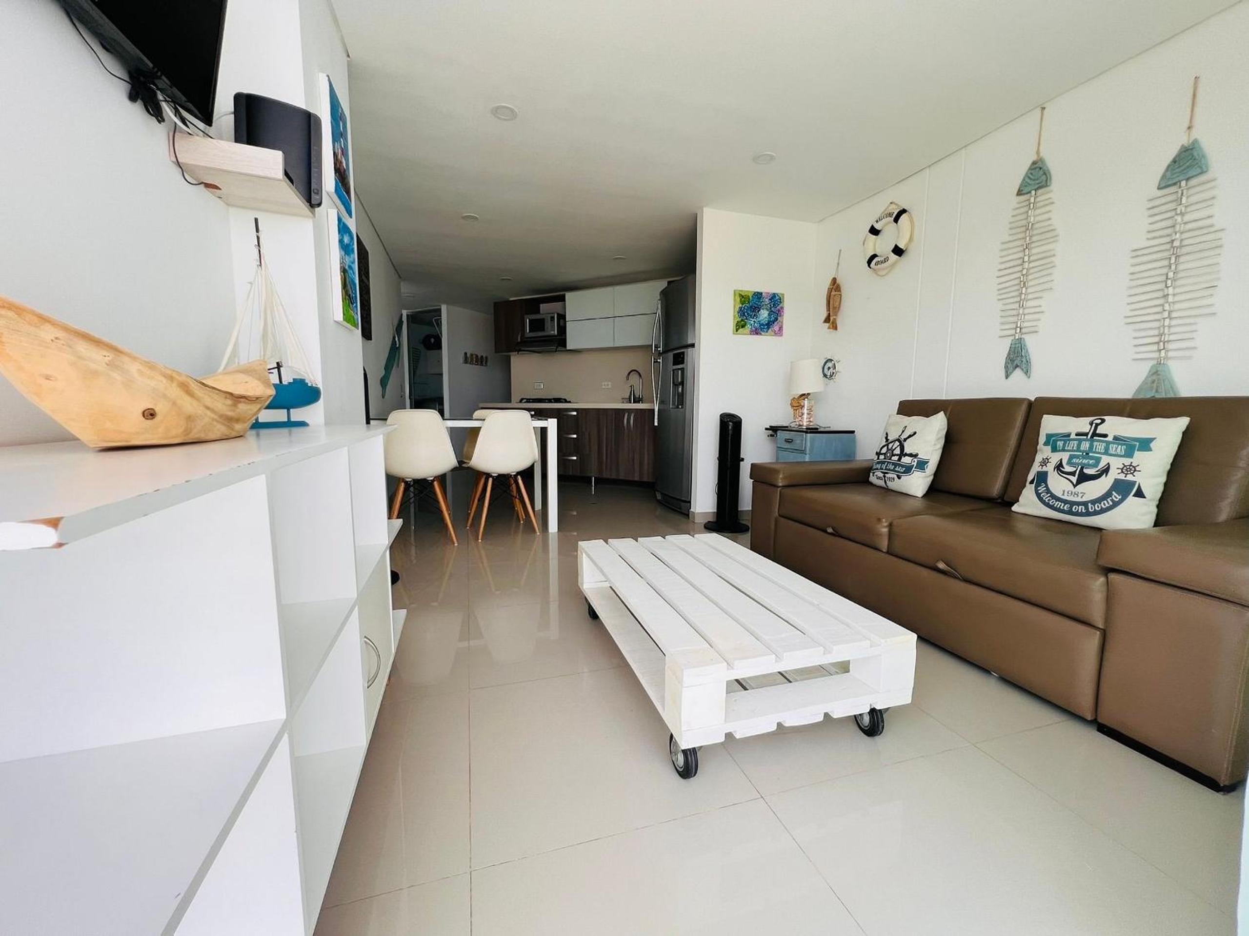 Edificio Areia en pozos Colorados, Apto 2 habitaciones 2 baños