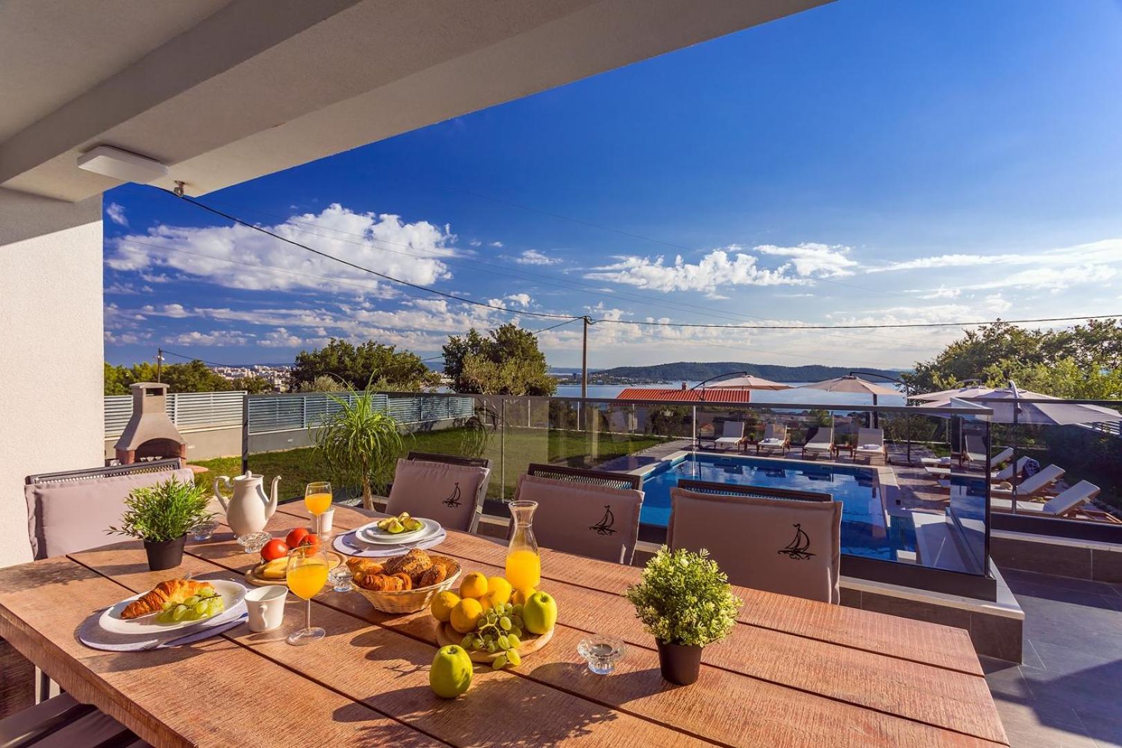 Seaview Villa Stanka with Pool and attached Jacuzzi view 5