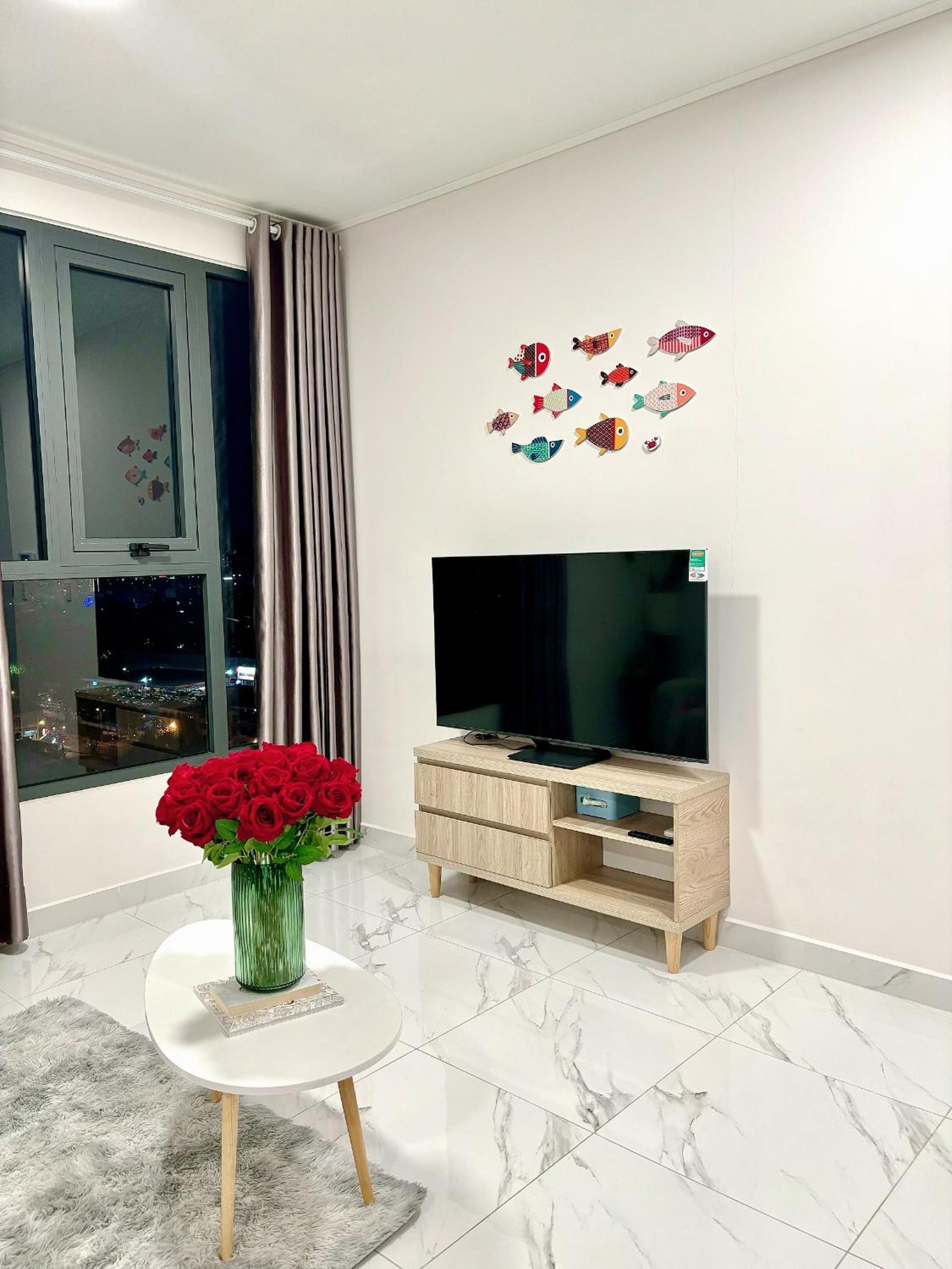 Căn hộ 1 phòng ngủ đầy đủ nội thất