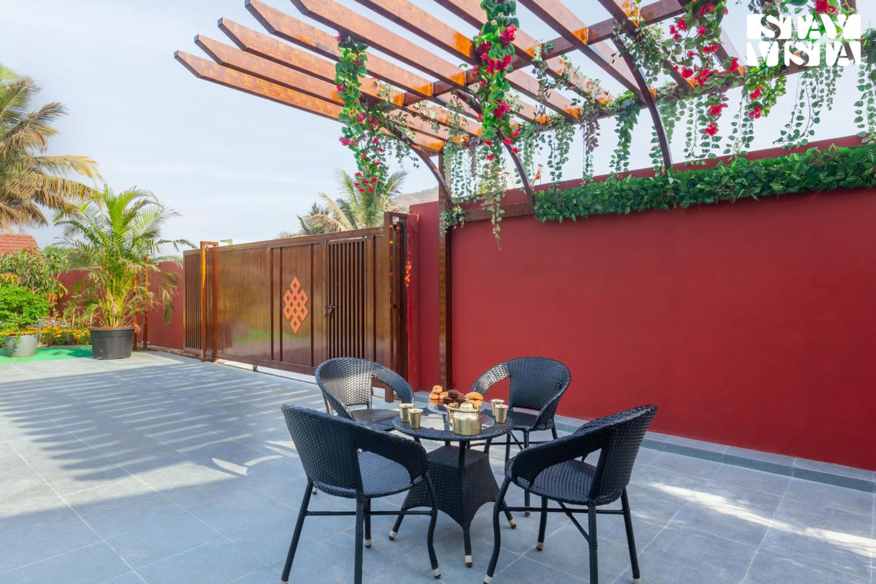 StayVista's The Isabella House - Hill-View Villa with Outdoor Pool & Pool-Side Gazebo view 5
