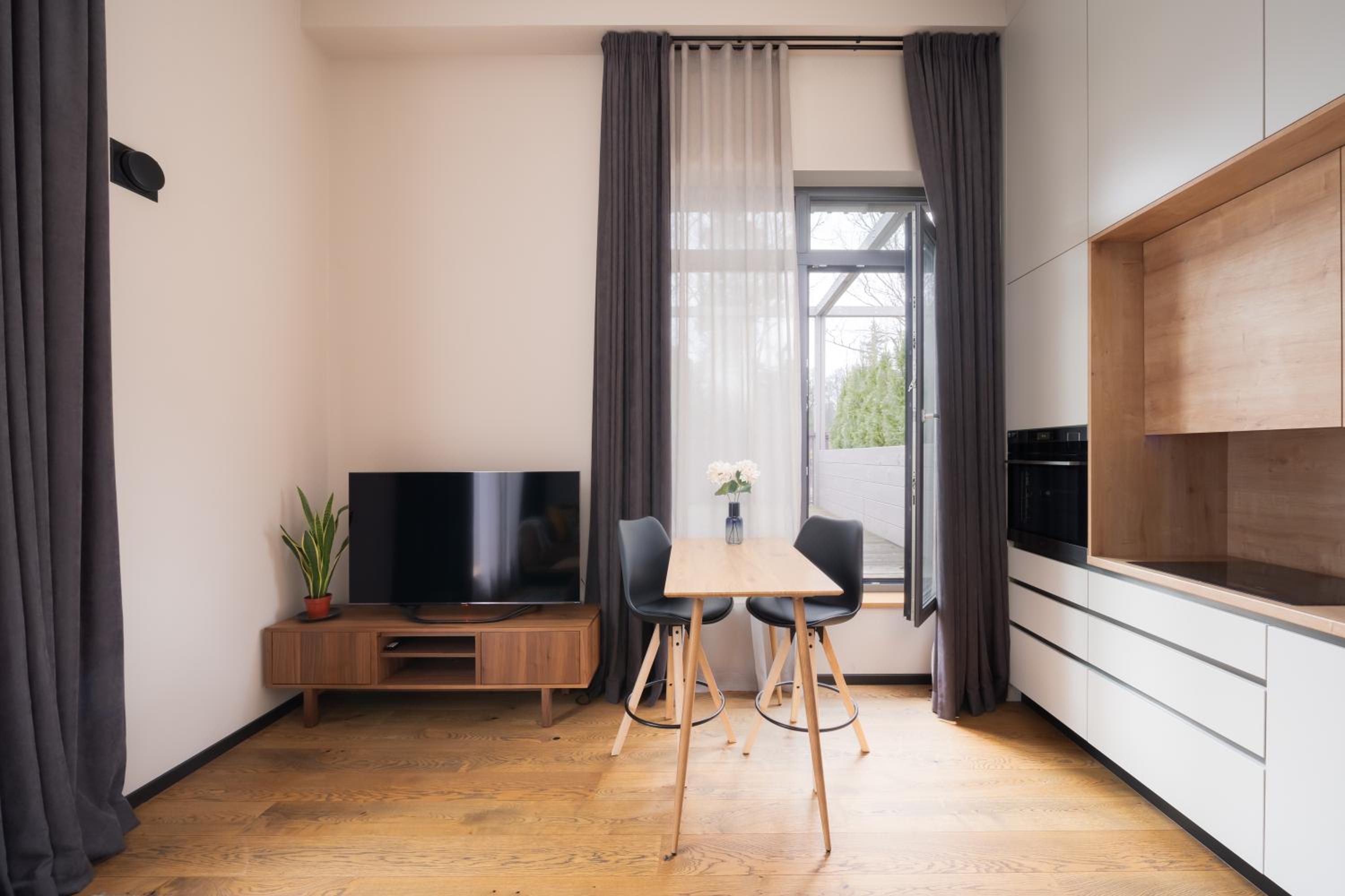 Apartments with private parking & terrace view 2