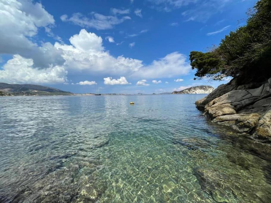 Beach Villa Cavo - with direct sea access view 5