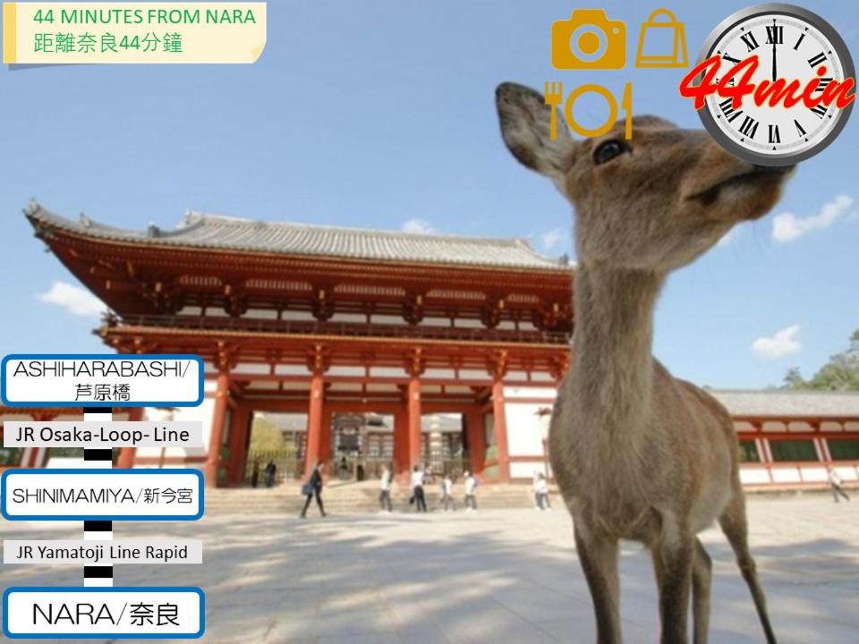 Apartments in the Namba area with airport bus and railway access