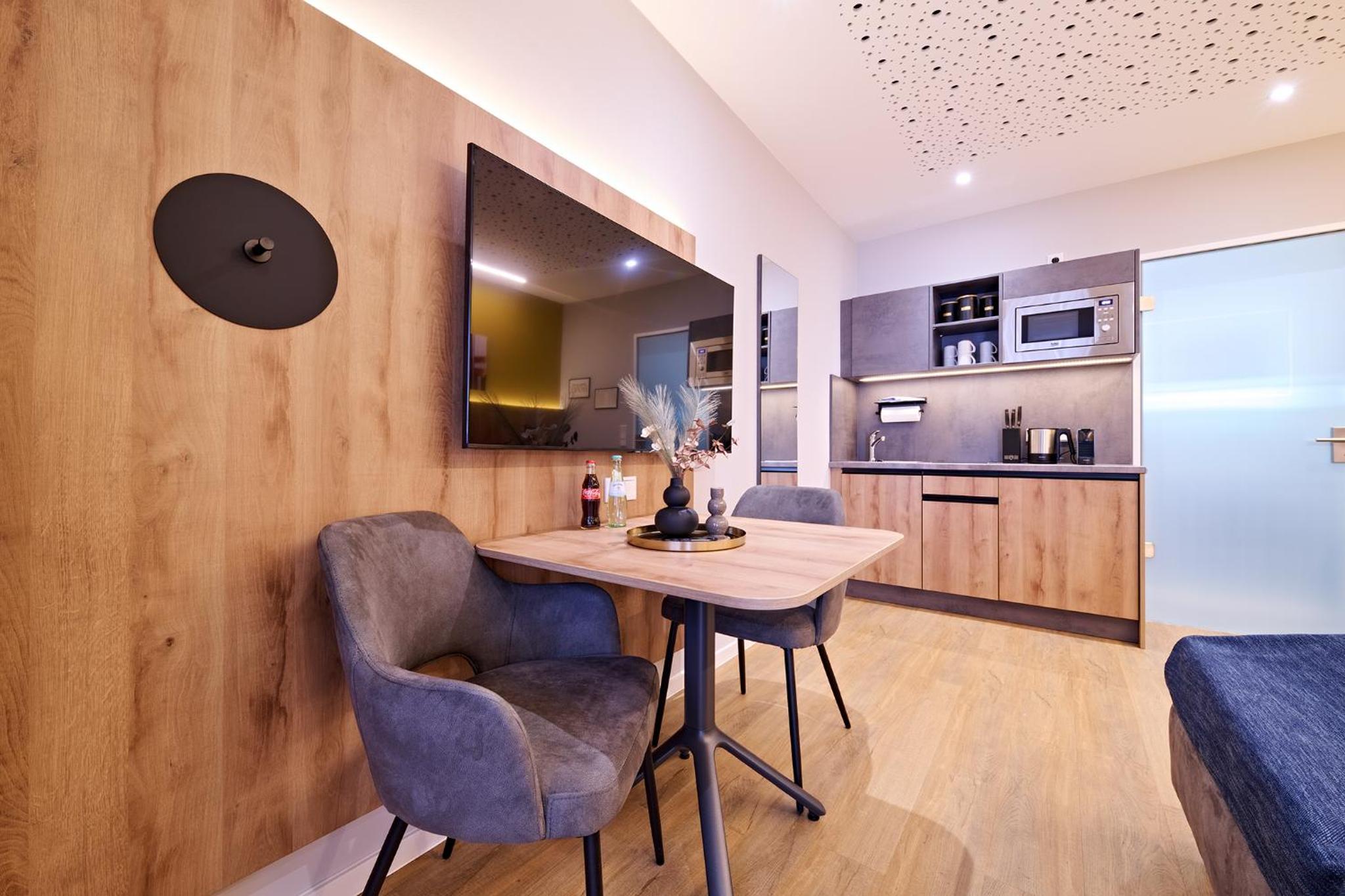 XZLLENZ Traum Studio-Apartment, Frei-Parken, U-Bahn, Küche