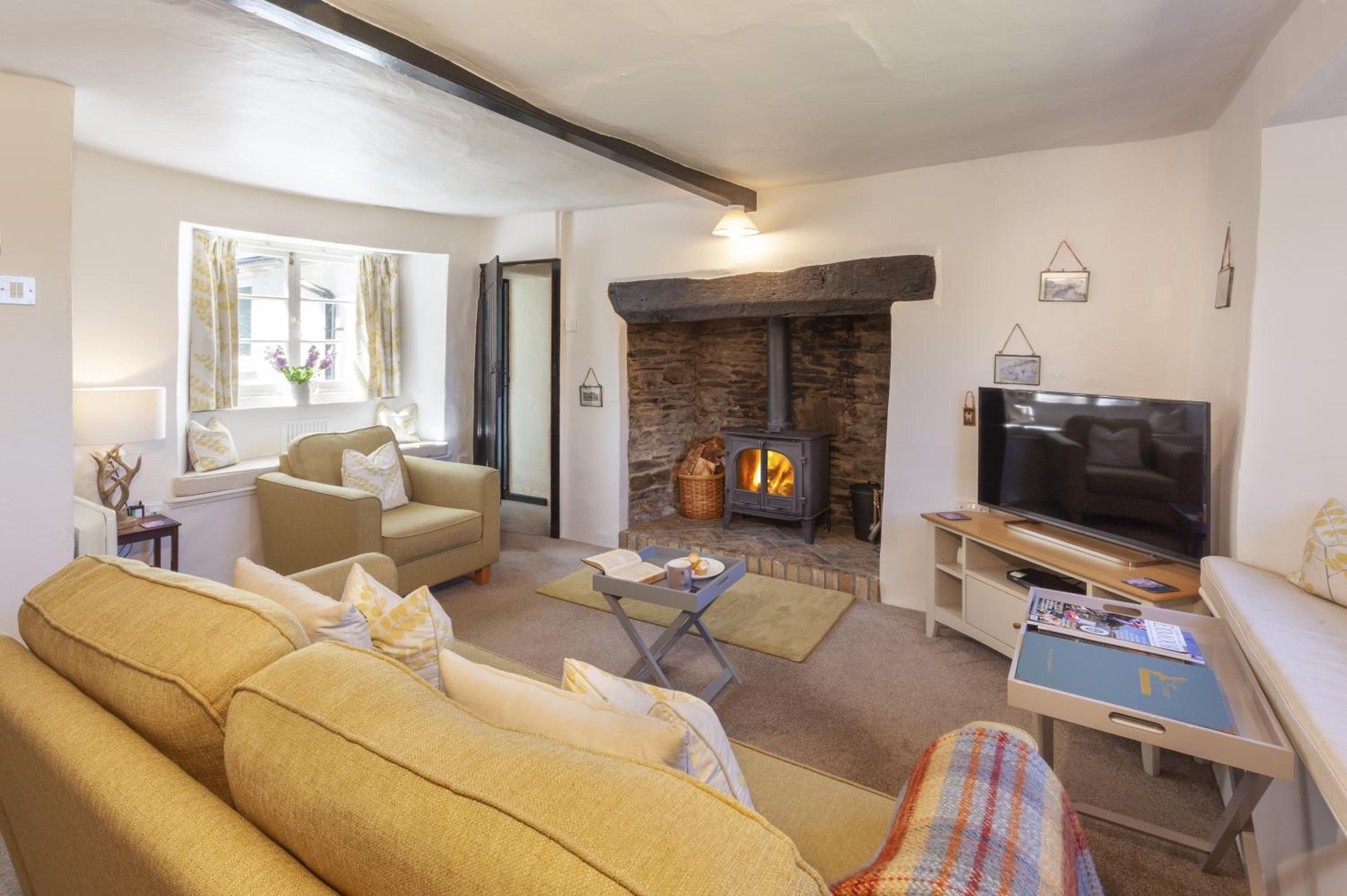 Syms Cottage Cutcombe view 2