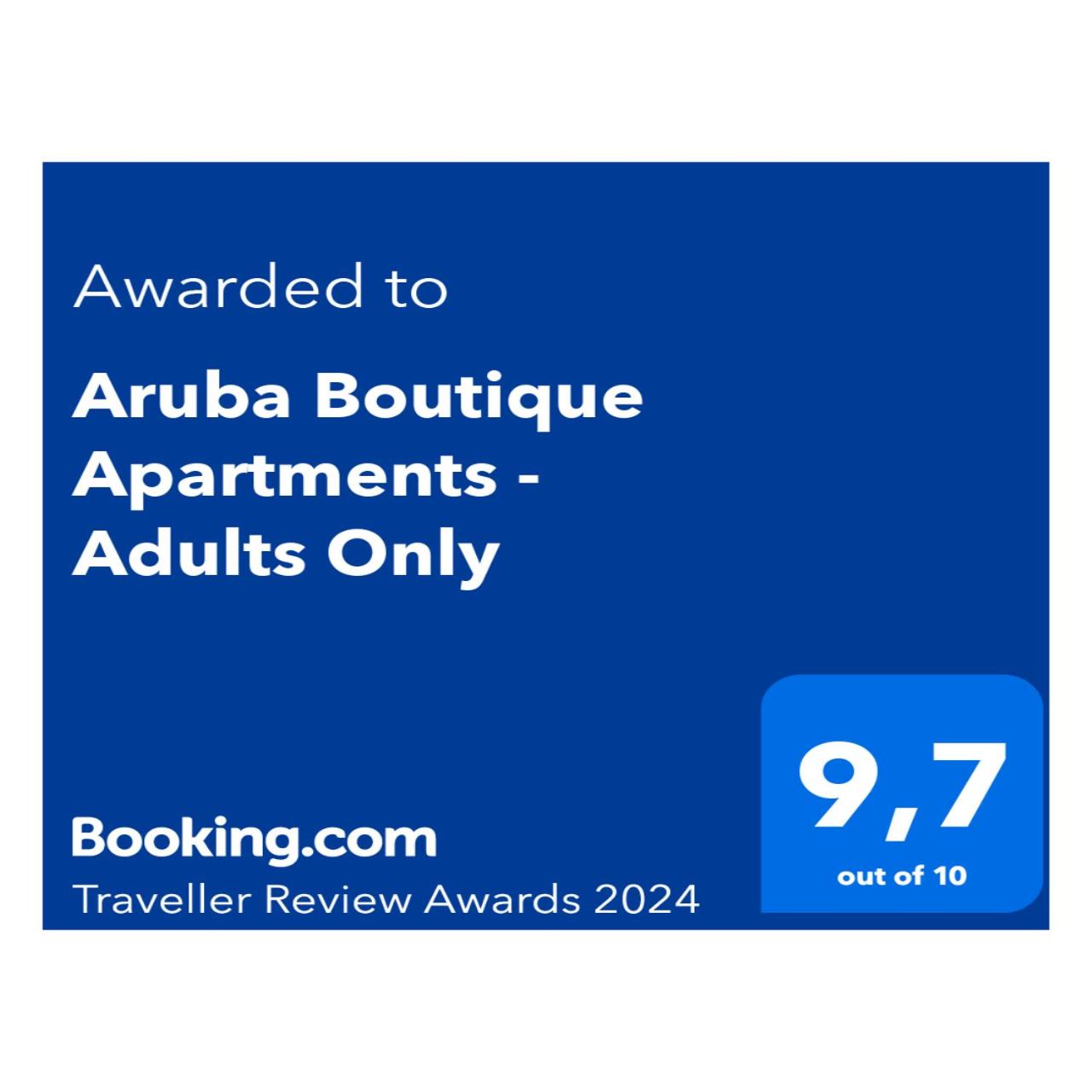 Aruba Boutique Apartments - Adults Only