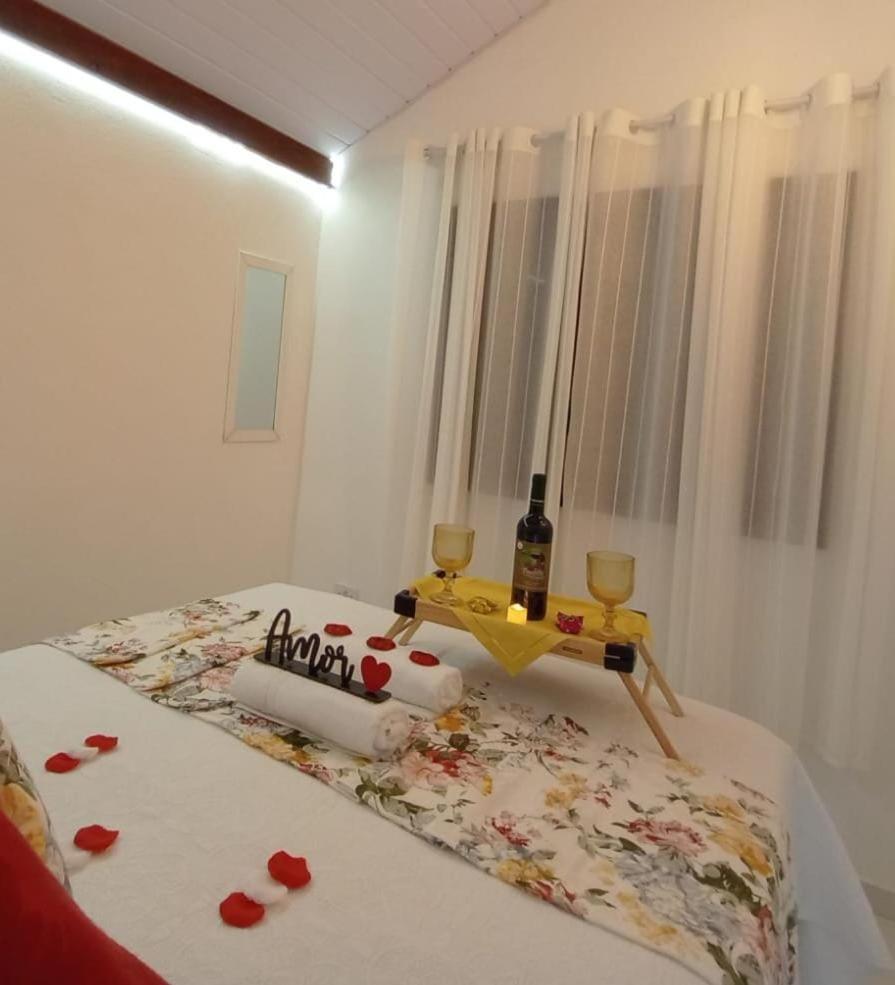 Casa da Vovó na Pousada Sitio Pauletto - com Cozinha, Churrasqueira e Decoração