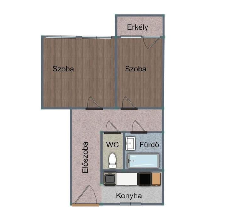 BB Panorama apartman with free parking