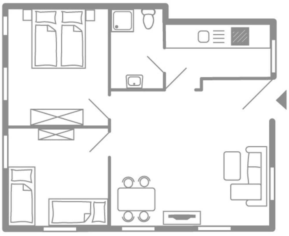 Wohnung-Steuerbord