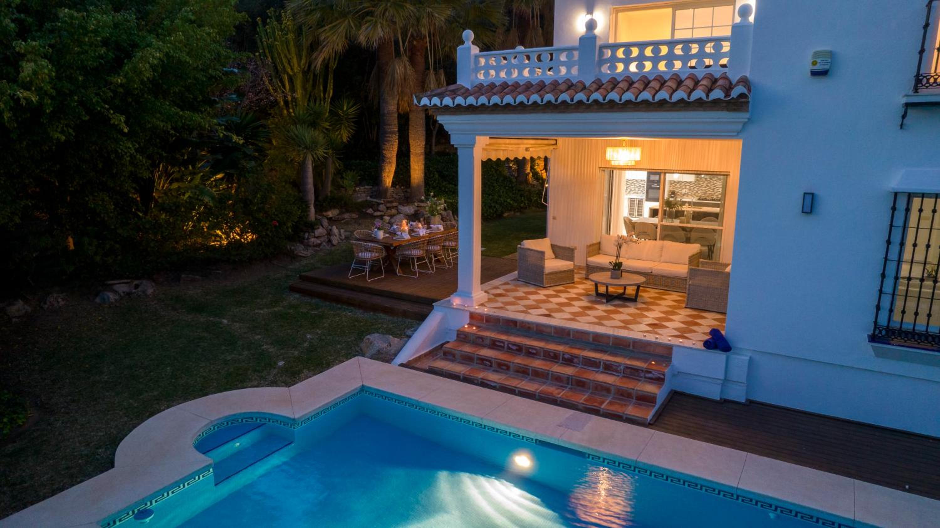 VACATION MARBELLA I Villa Nadal, Private Heated Pool, 5BDR, Lush Garden, BBQ, Alarm System, Best Beaches at Your Doorstep view 4
