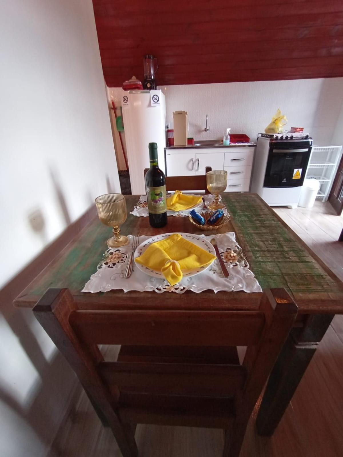 Casa da Vovó na Pousada Sitio Pauletto - com Cozinha, Churrasqueira e Decoração