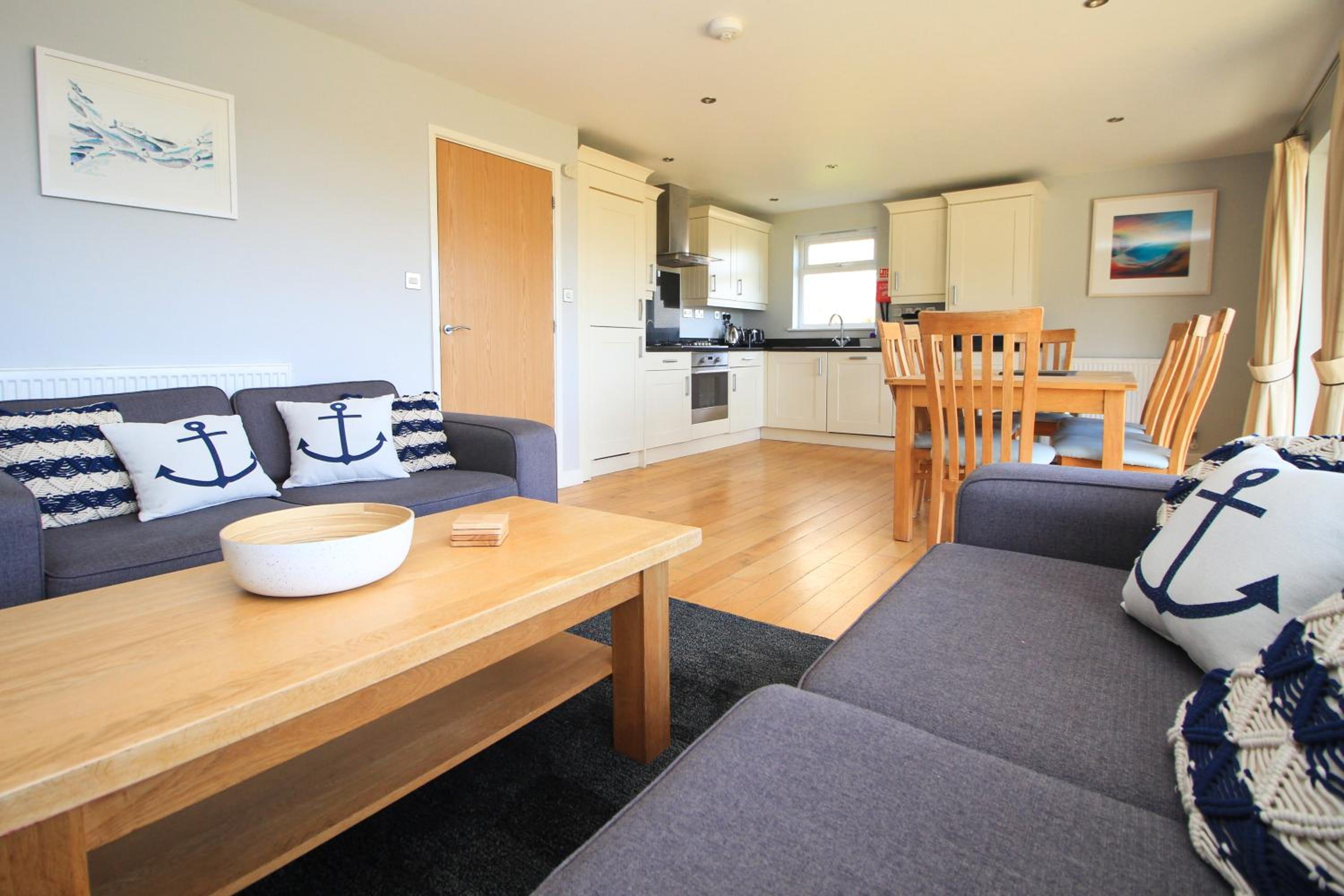 Holiday lodge, on-site watersports, Retallack Resort view 2