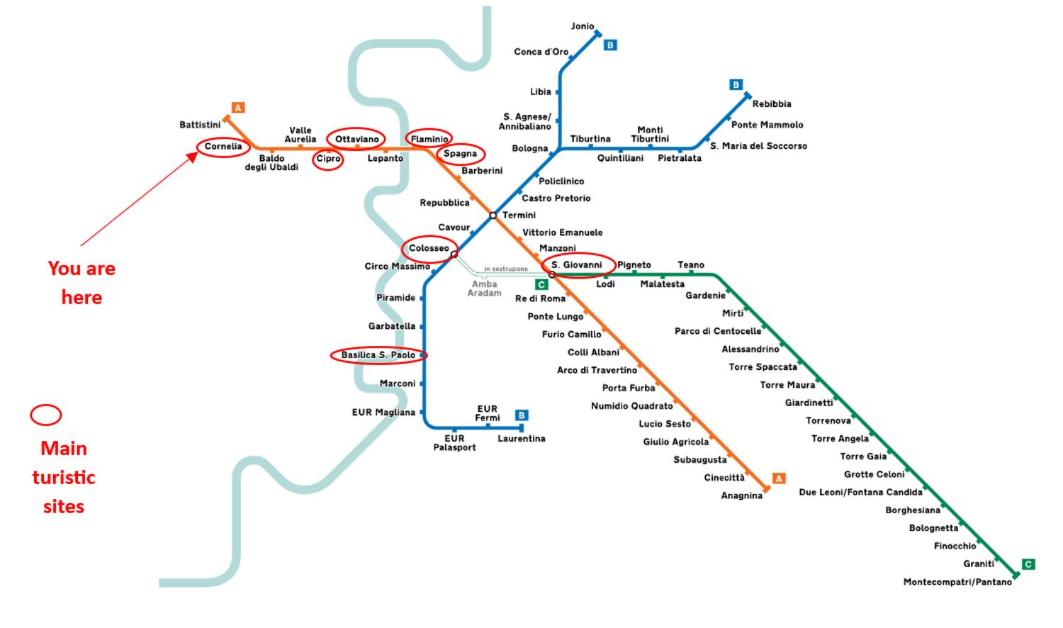 Mon-Tis Paolo V - vicino metro Cornelia