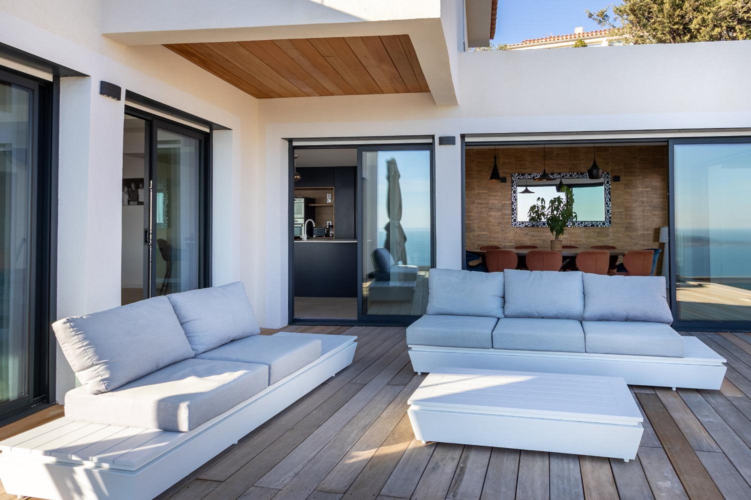 Villa 5 Etoiles vue sur les Iles d'Or Carqueiranne Sea and Mountain Pleasure Villa Vue Mer La Californie