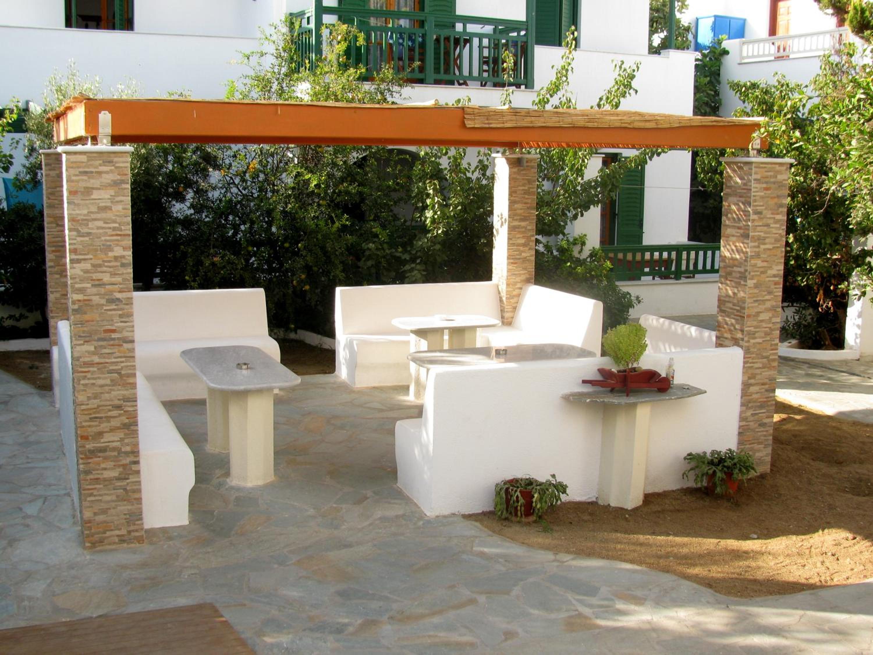 outdoor BBQ area