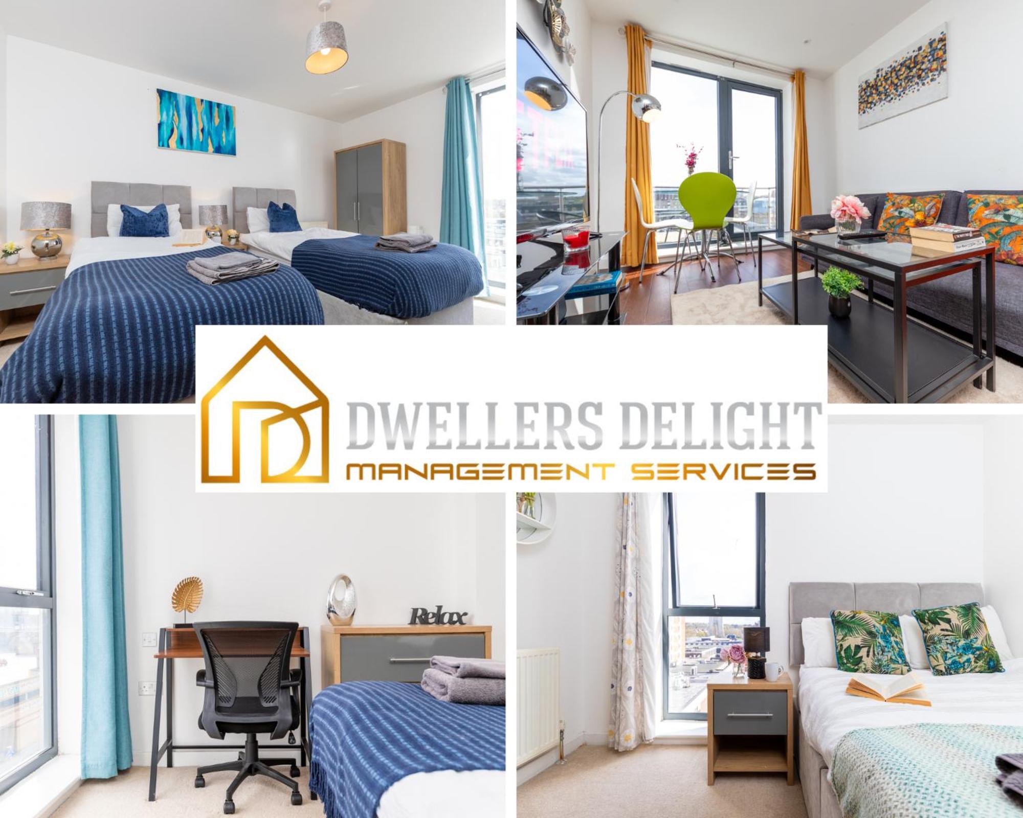 Stevenage - 2 Bedroom Apartment, Free Wifi & Balcony Upto 5 guests view 2