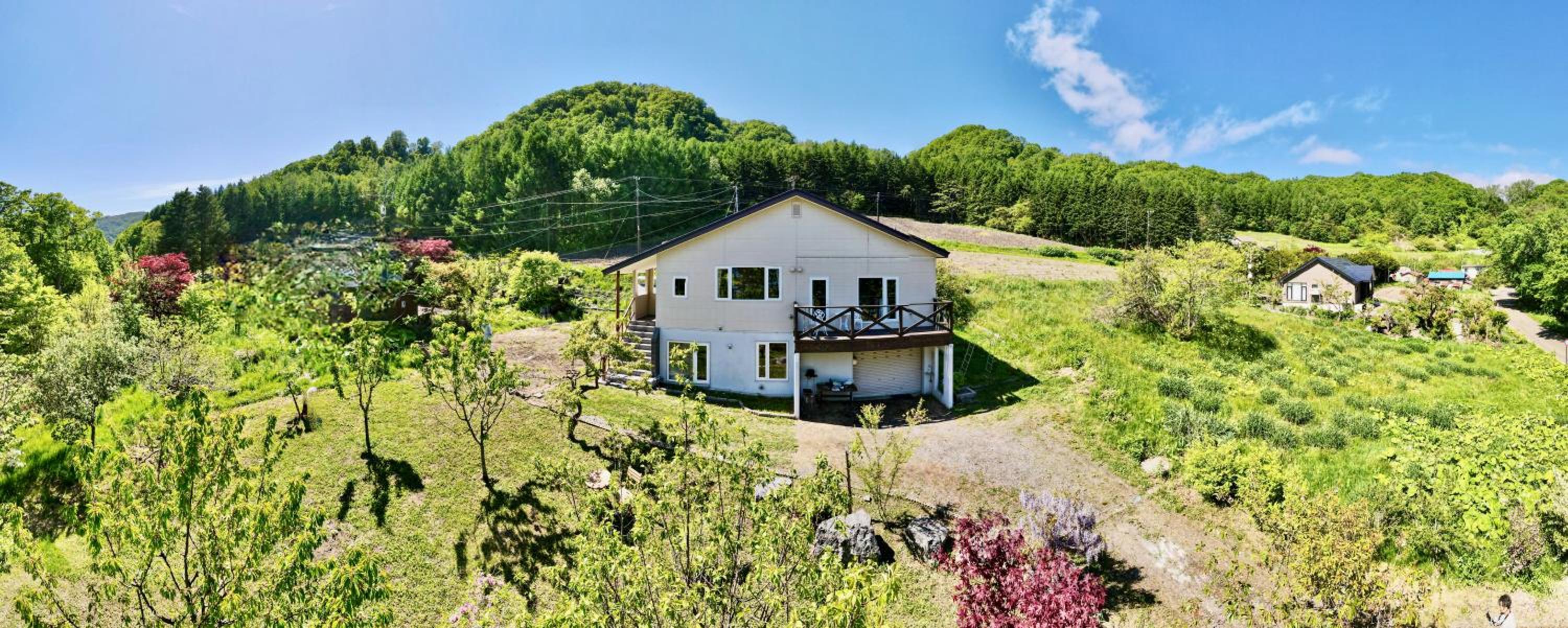 The Lobs, Lake Toya "former Yellow House by Lake Toya" view 2