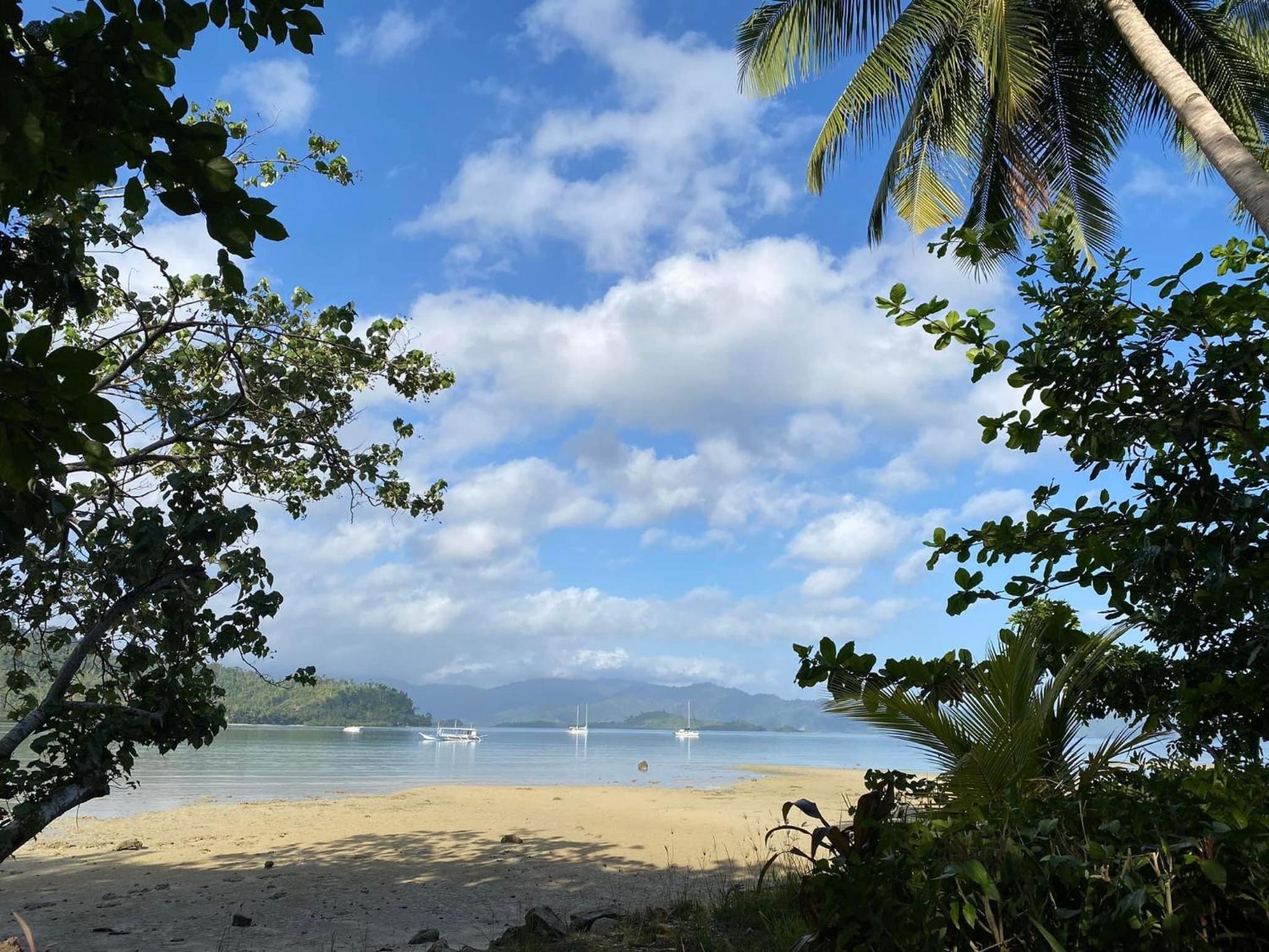 Port Barton - Paradiso Azul Campsite Beachfront with Internet