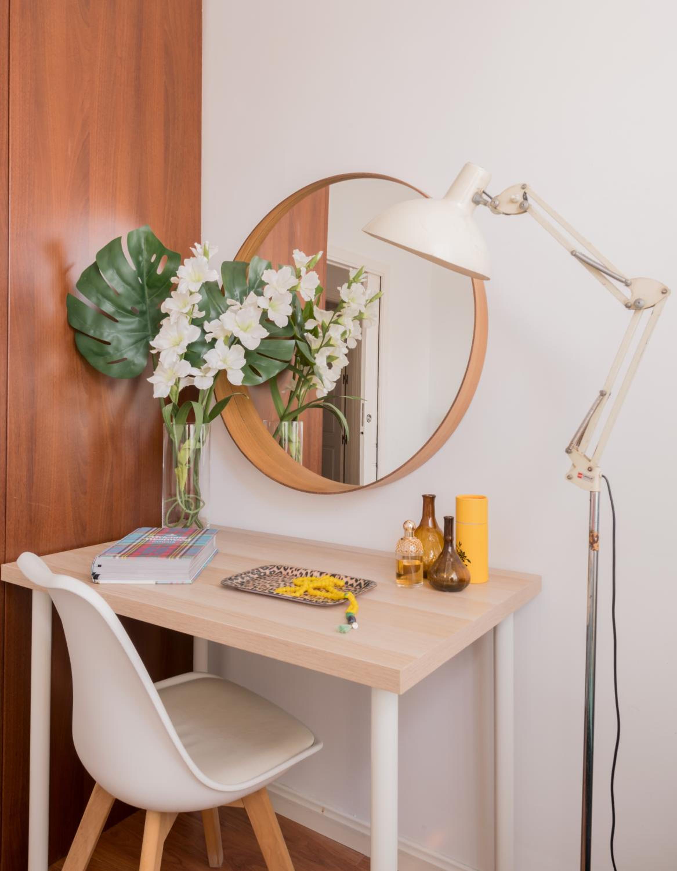 Cozy and Stylish Room with Natural Light and Vibrant Decor